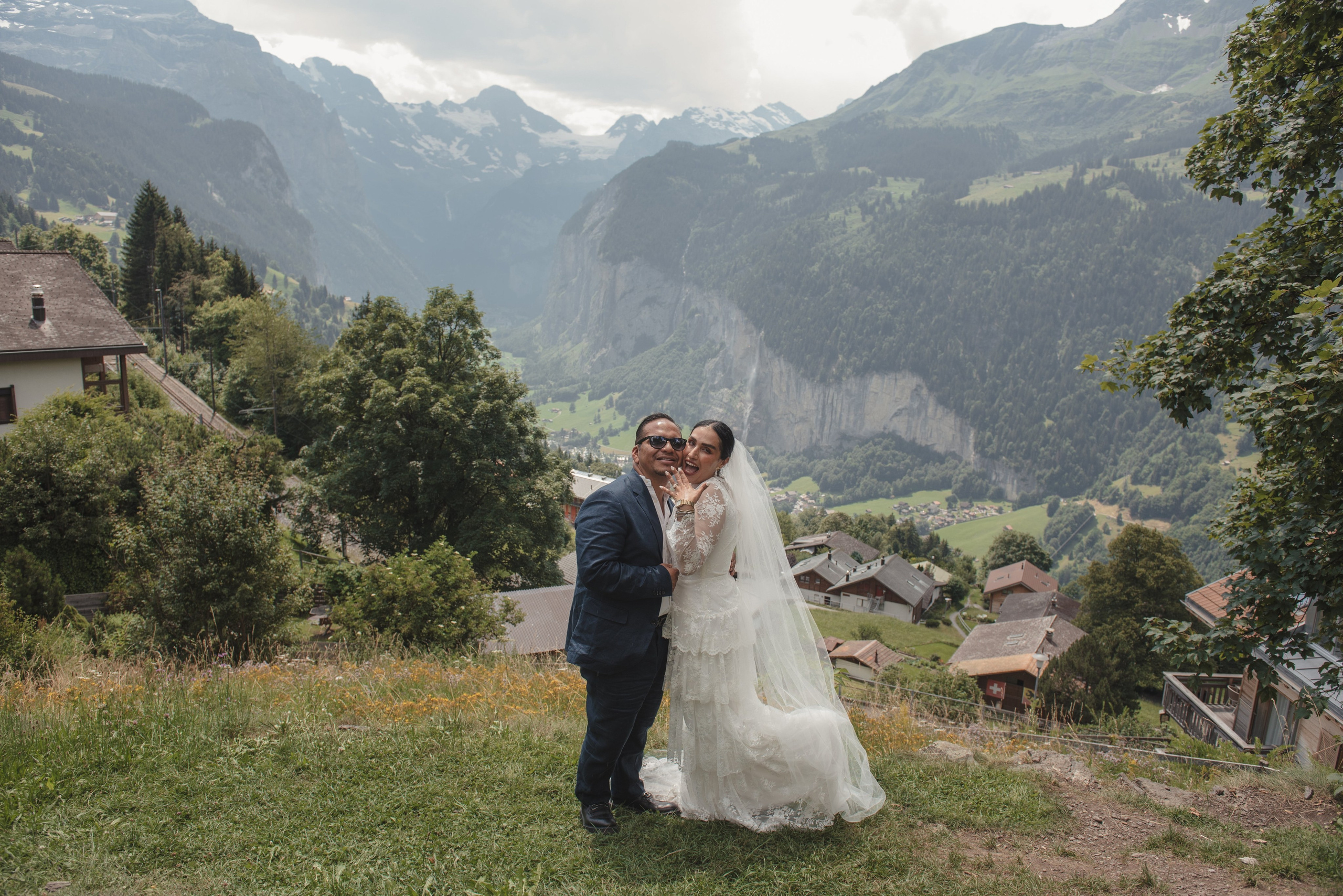 Berta & Orlando (Lauterbrunnen, Switzerland). Photographer in Interlaken area