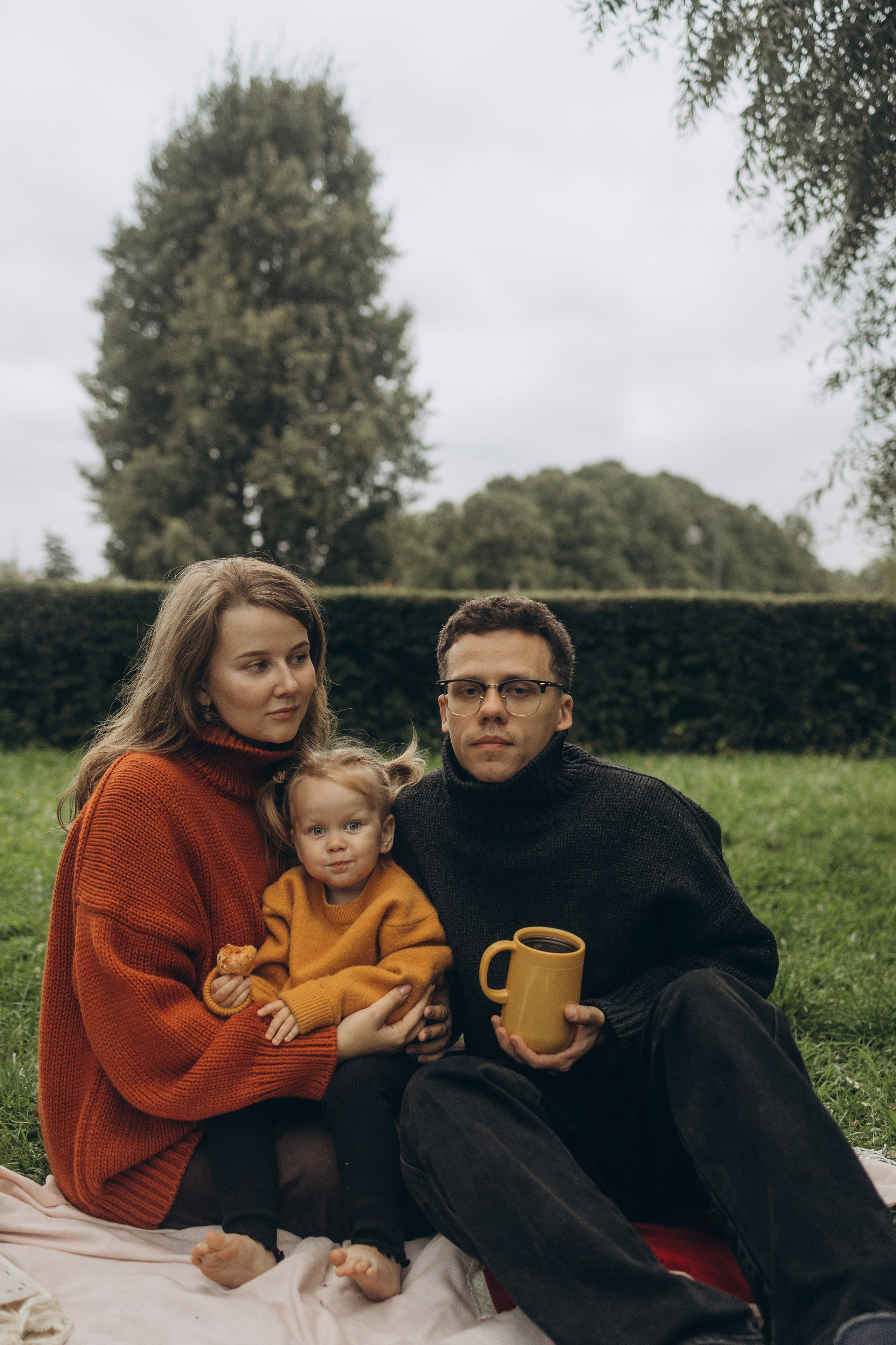 Мария, Олег и Серафима. Семейный фотограф в Москве Виктория Ястребинская