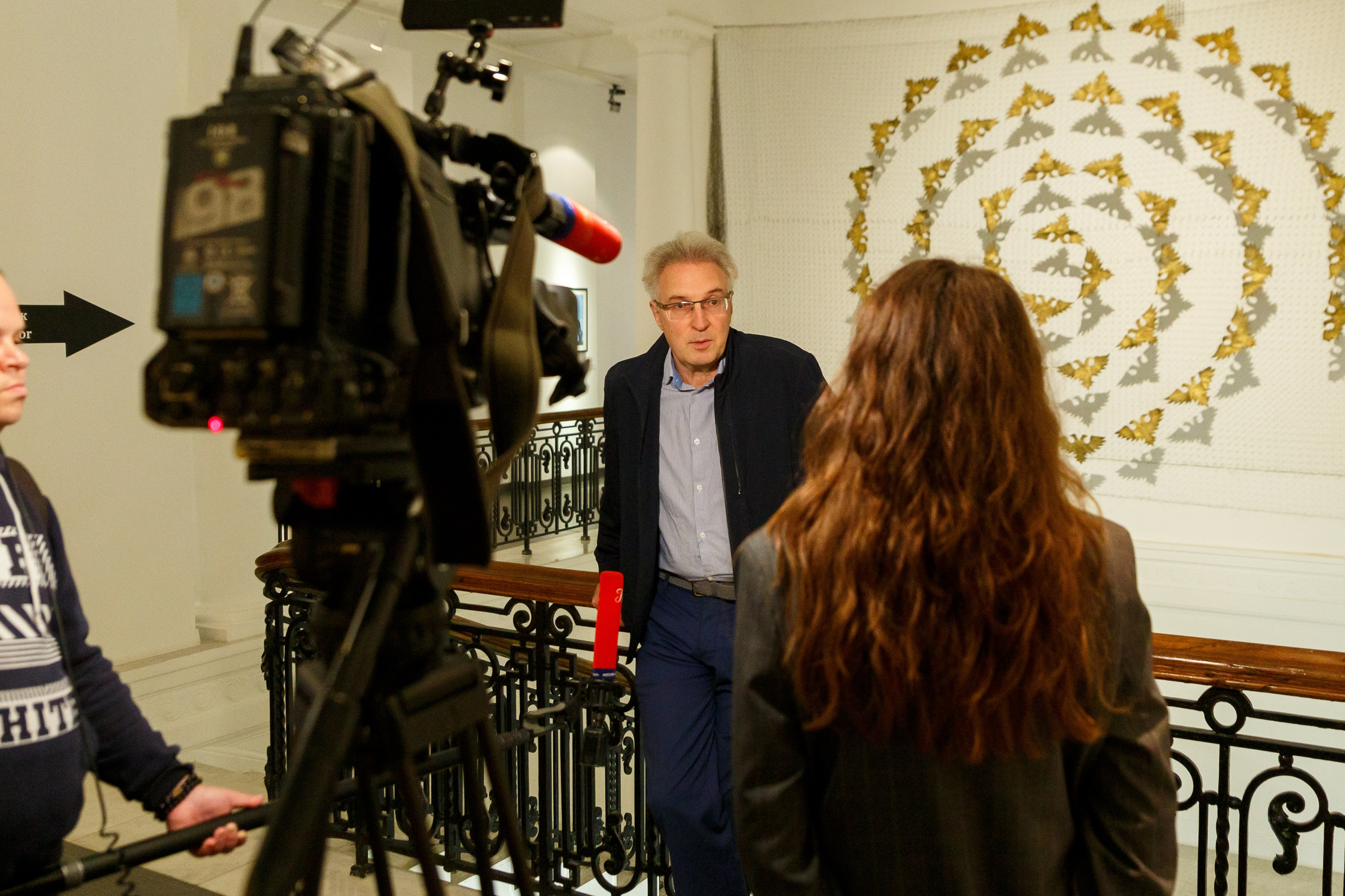 Открытите выставки Небесная География или разбор полетов Андрея Филиппова. Фотограф Иван Недорез