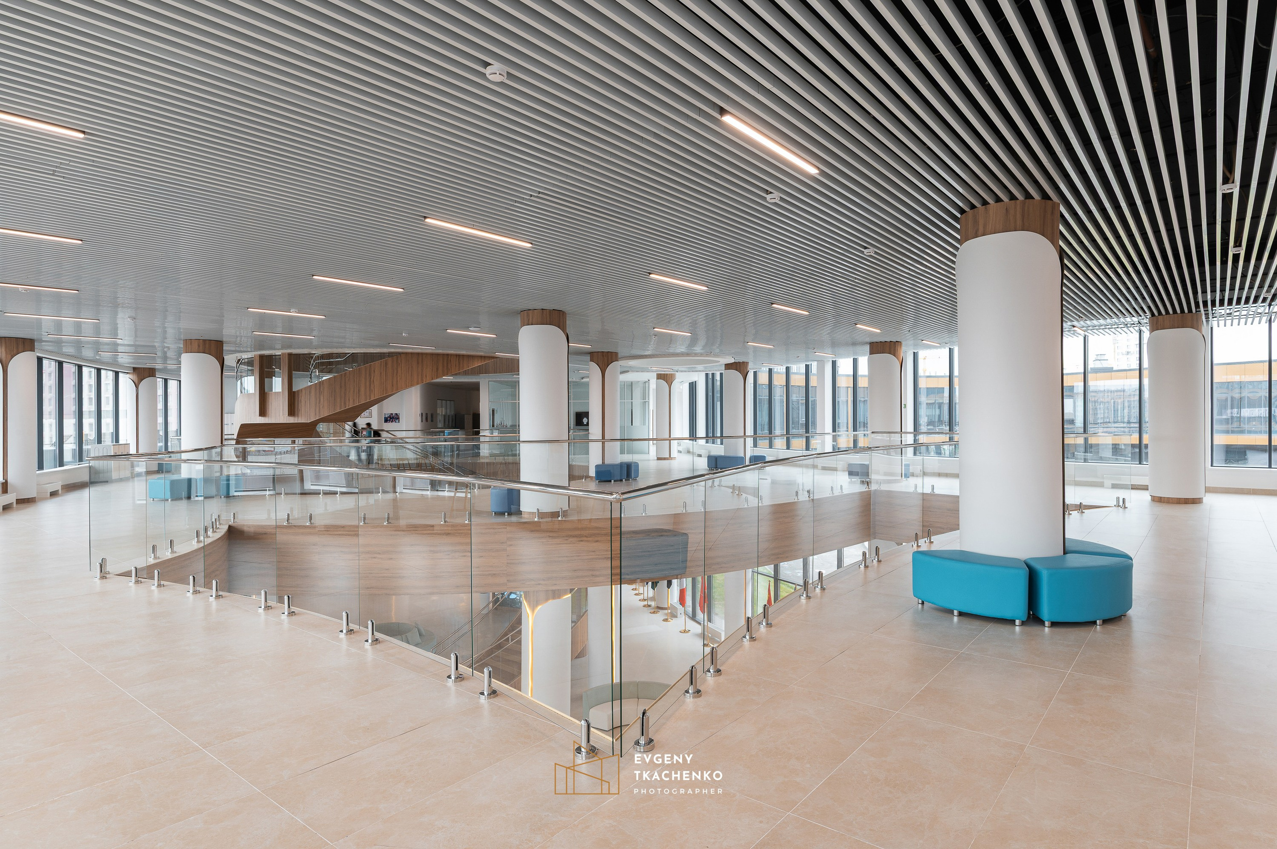 Kazakhstan International School, г. Астана. Архитектурный и интерьерный фотограф в Казахстане