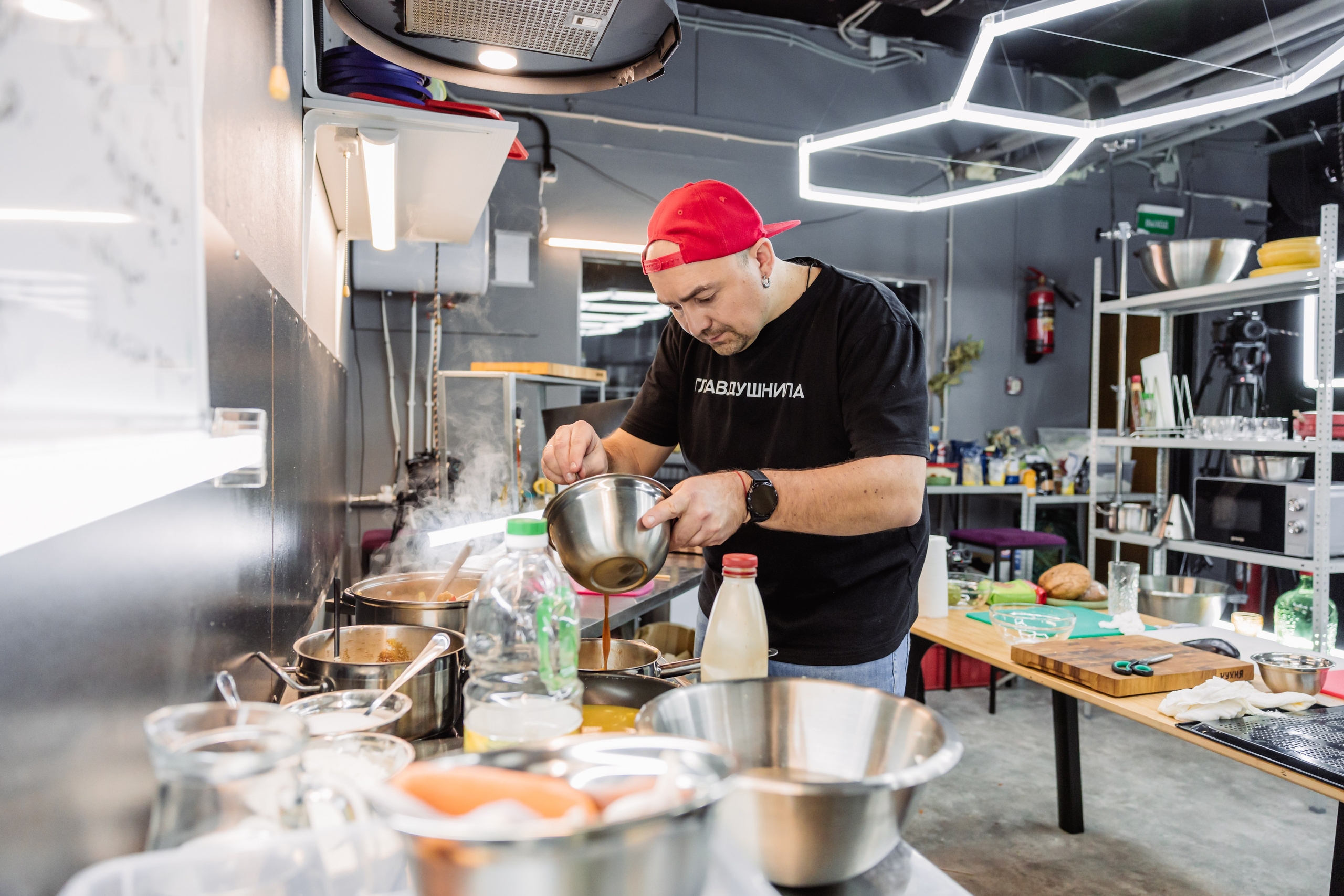 «Черная кухня», г. Москва, телеканал «Кухня». ФОТОГРАФ ИРИНА ШАМАТАВА