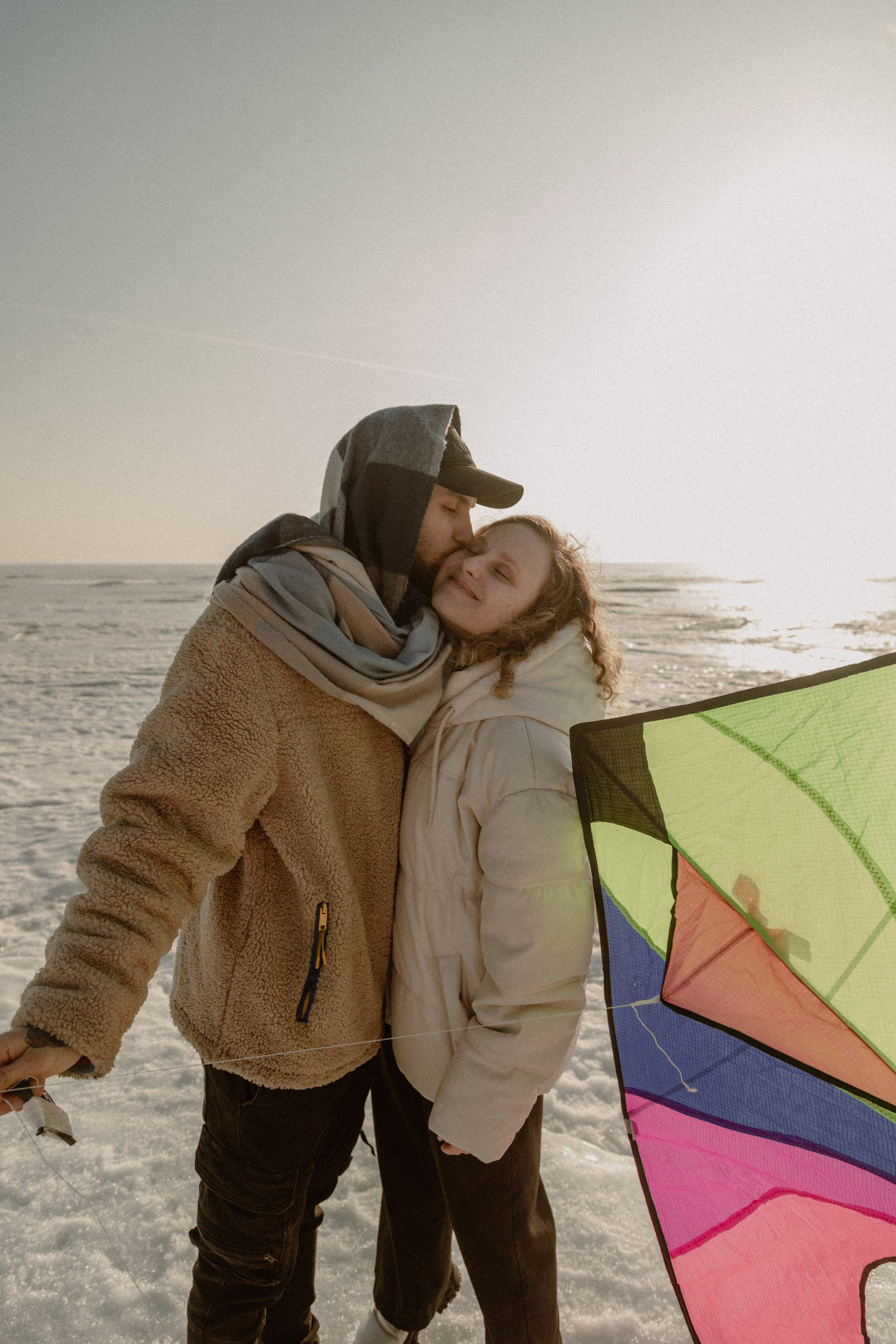 Зимняя фотосъемка пары: Андрея и Ани в Санкт-Петербурге