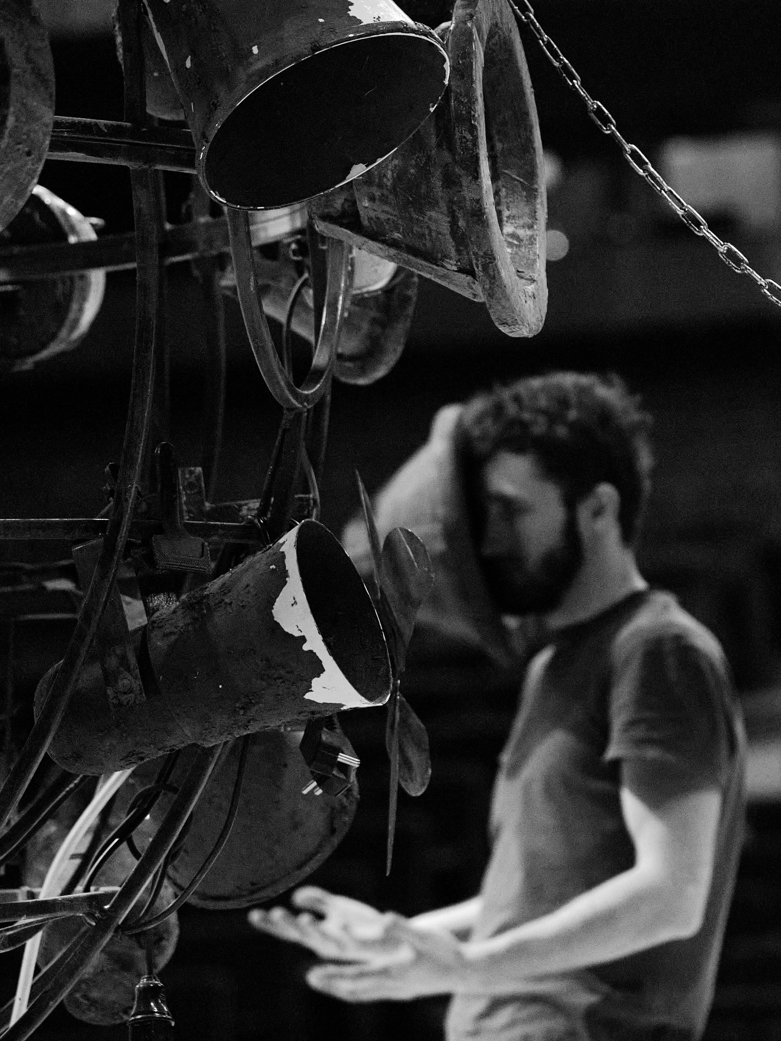 Монтаж спектакля Двойник. Фотограф Юлия Маринина