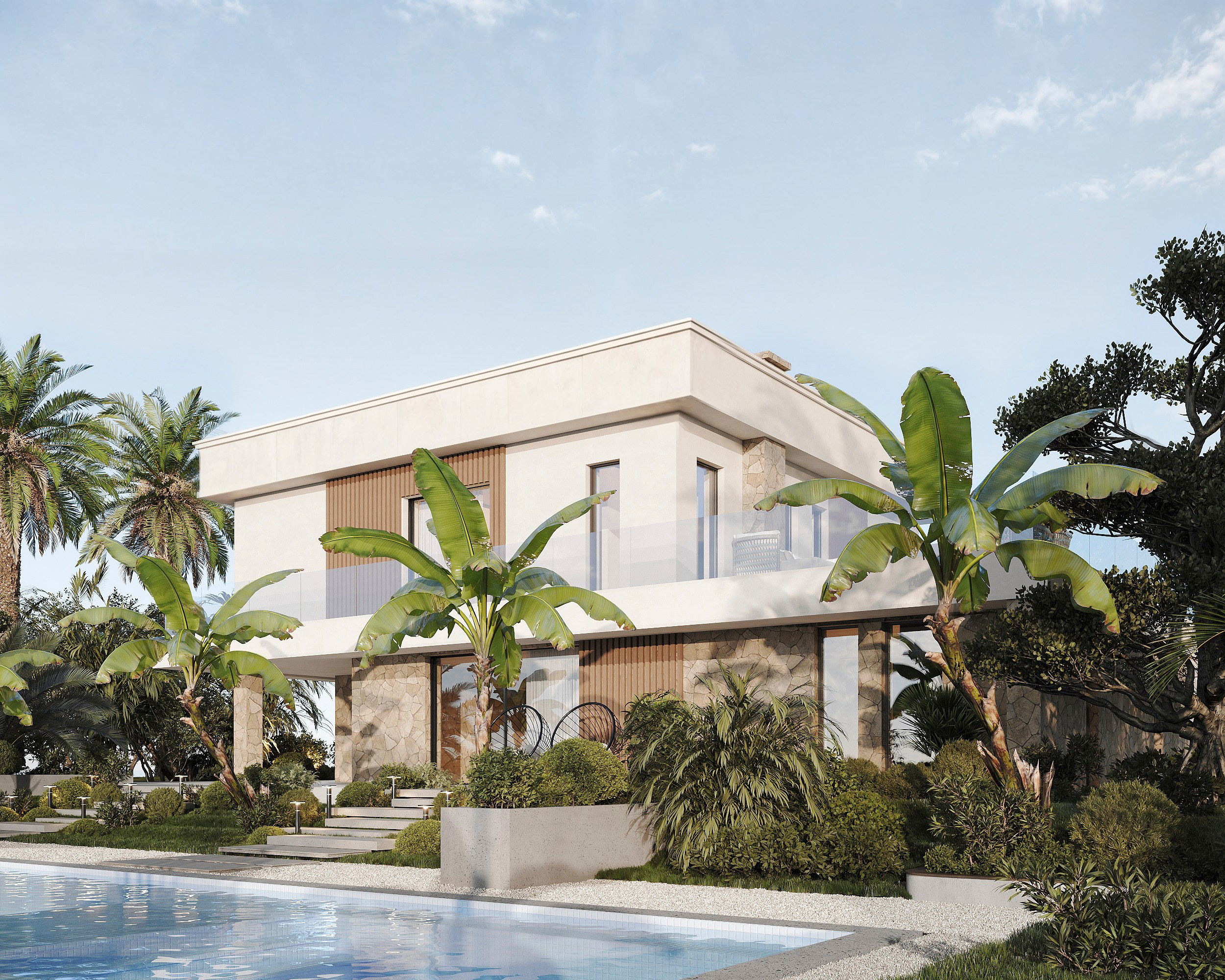 Сoastal residence. Solovets visualization