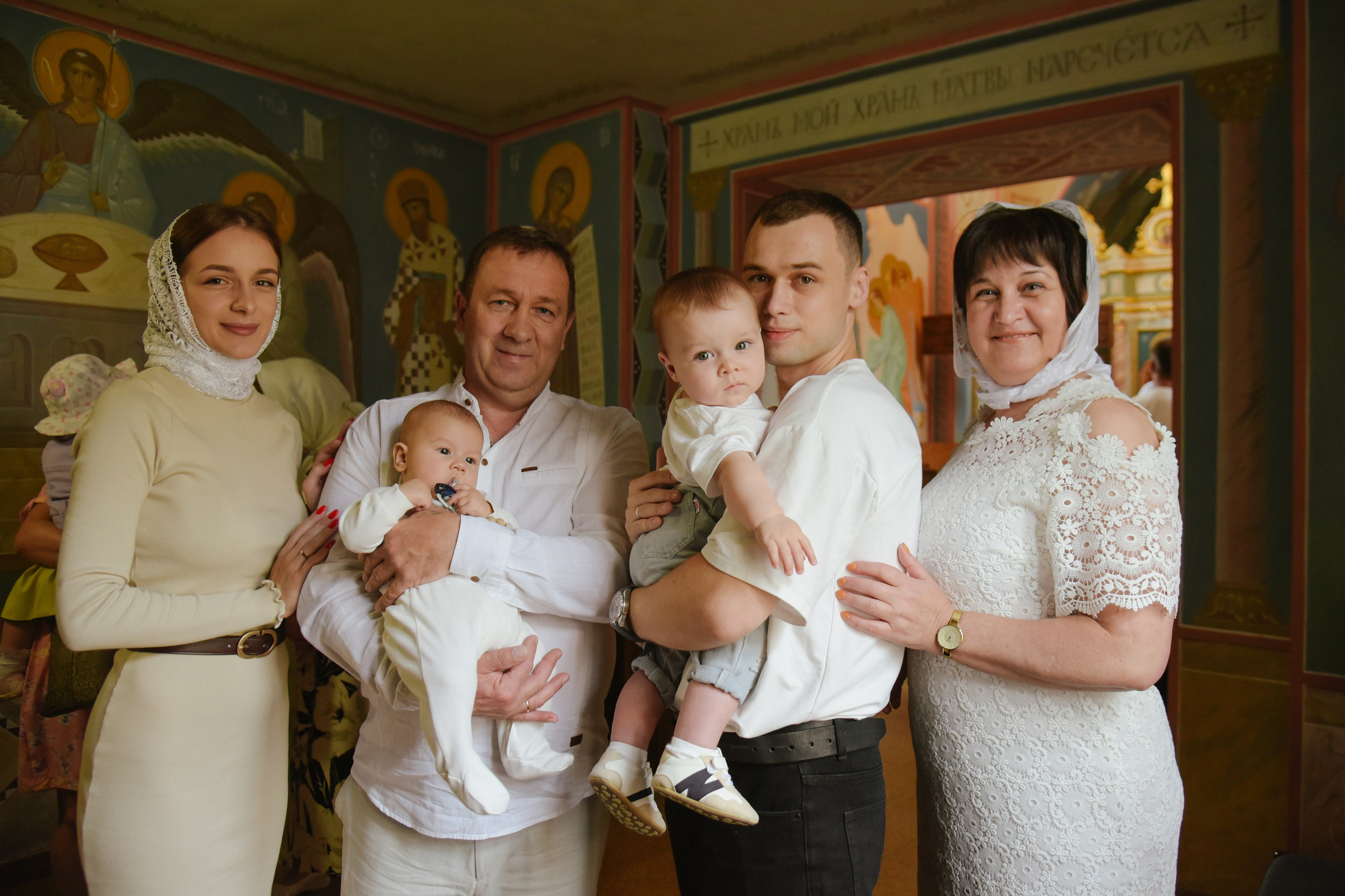 Крещение Вадима. Фотограф Лола Волна, город Москва