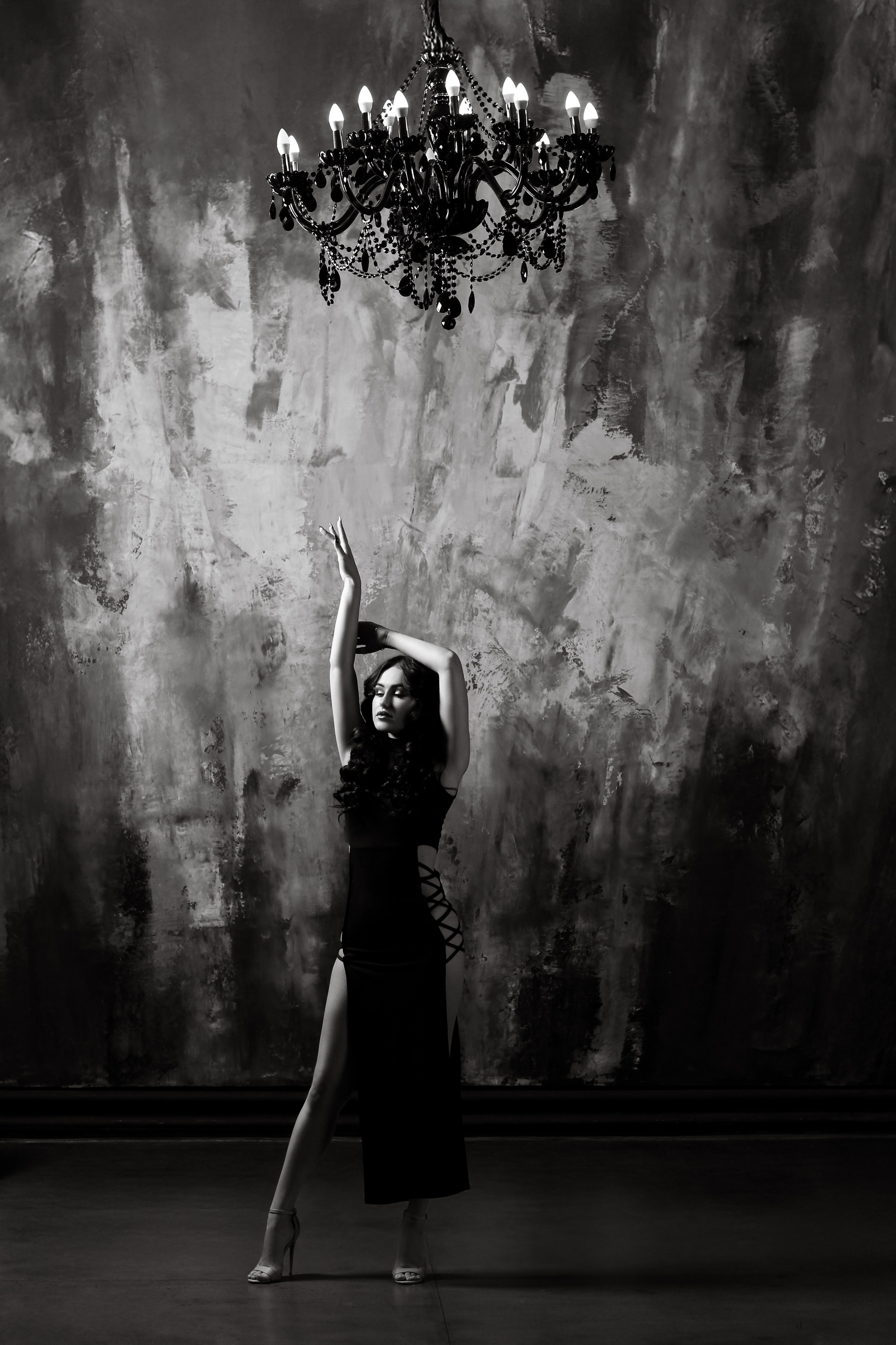 Новый Год в темной стилистике. Фотограф Красноярск