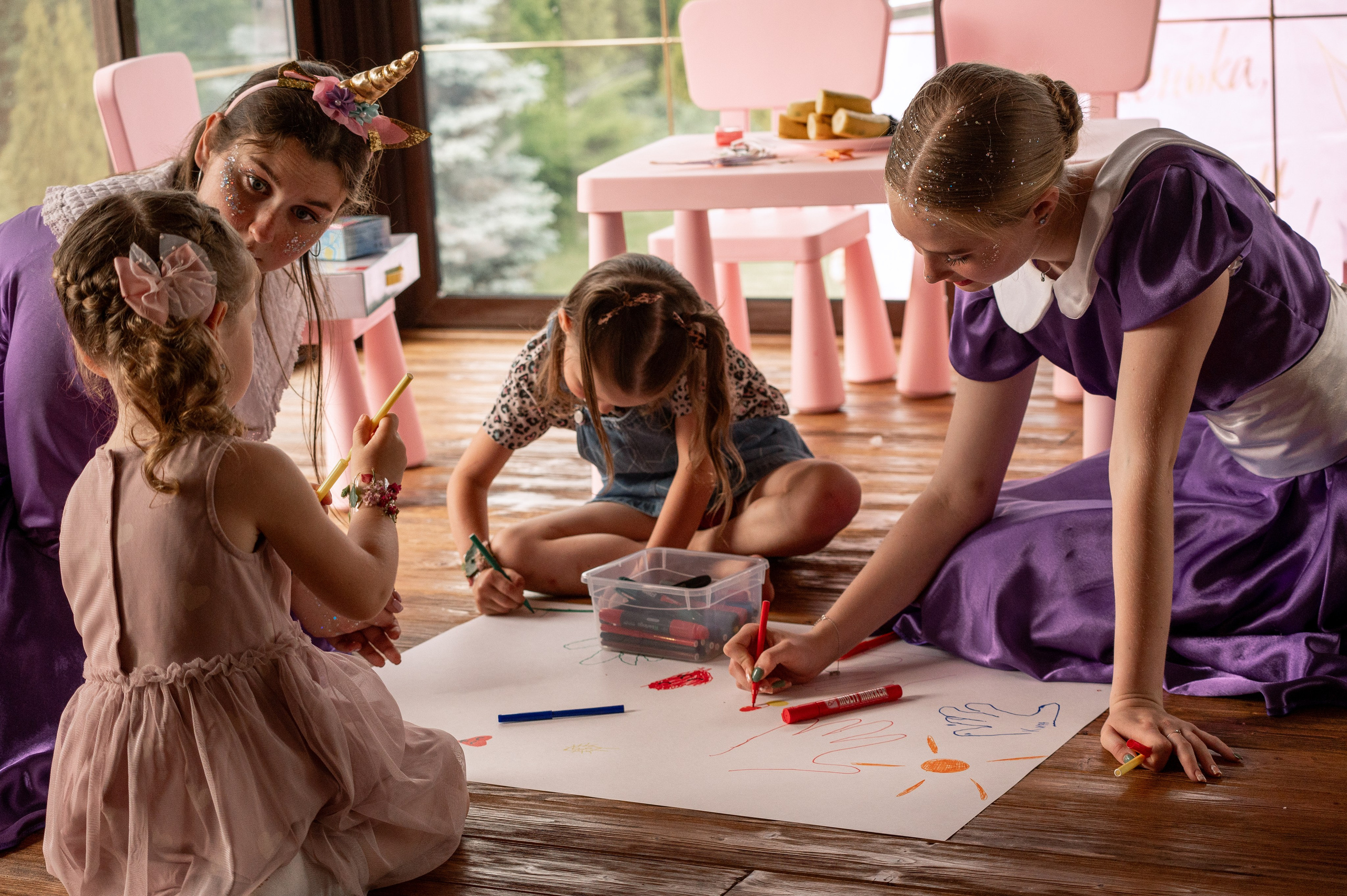 Детский день рождения в загородном доме