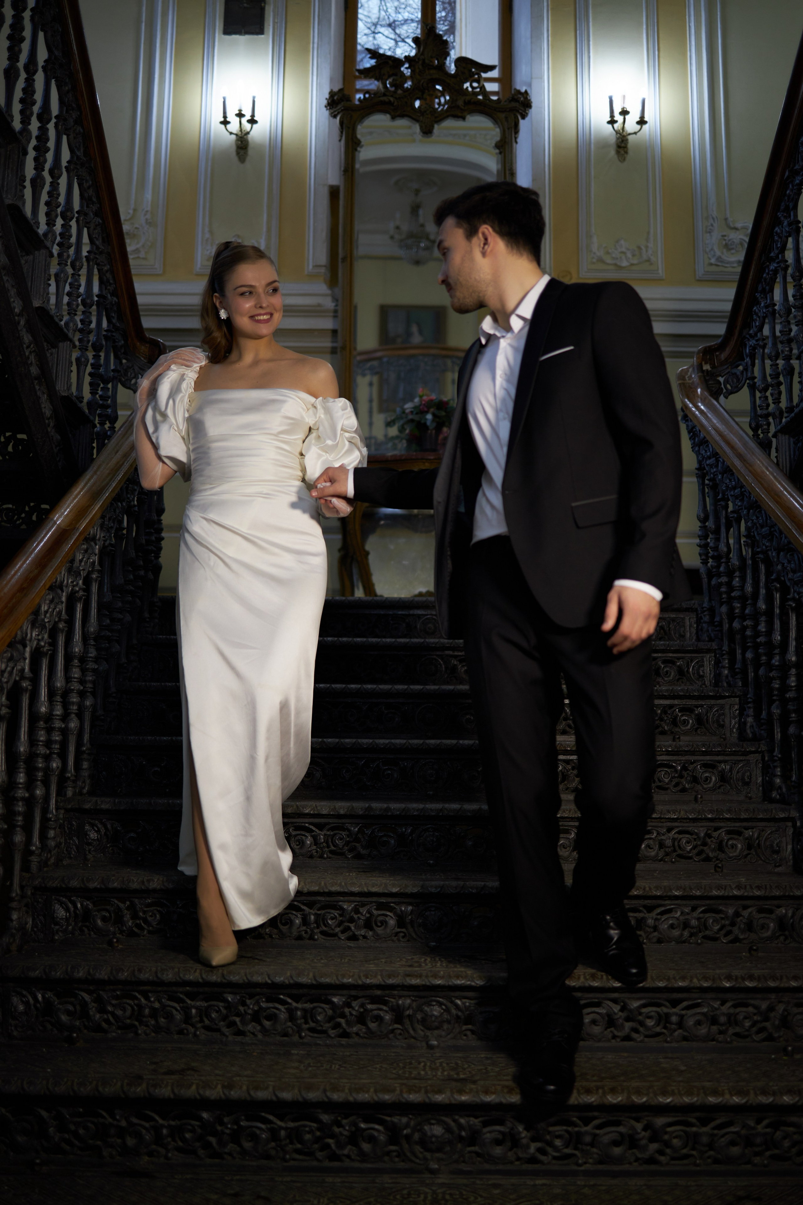 Андрей и Юлия. Пушкинская библиотека и зал Angels. Фотограф в Москве