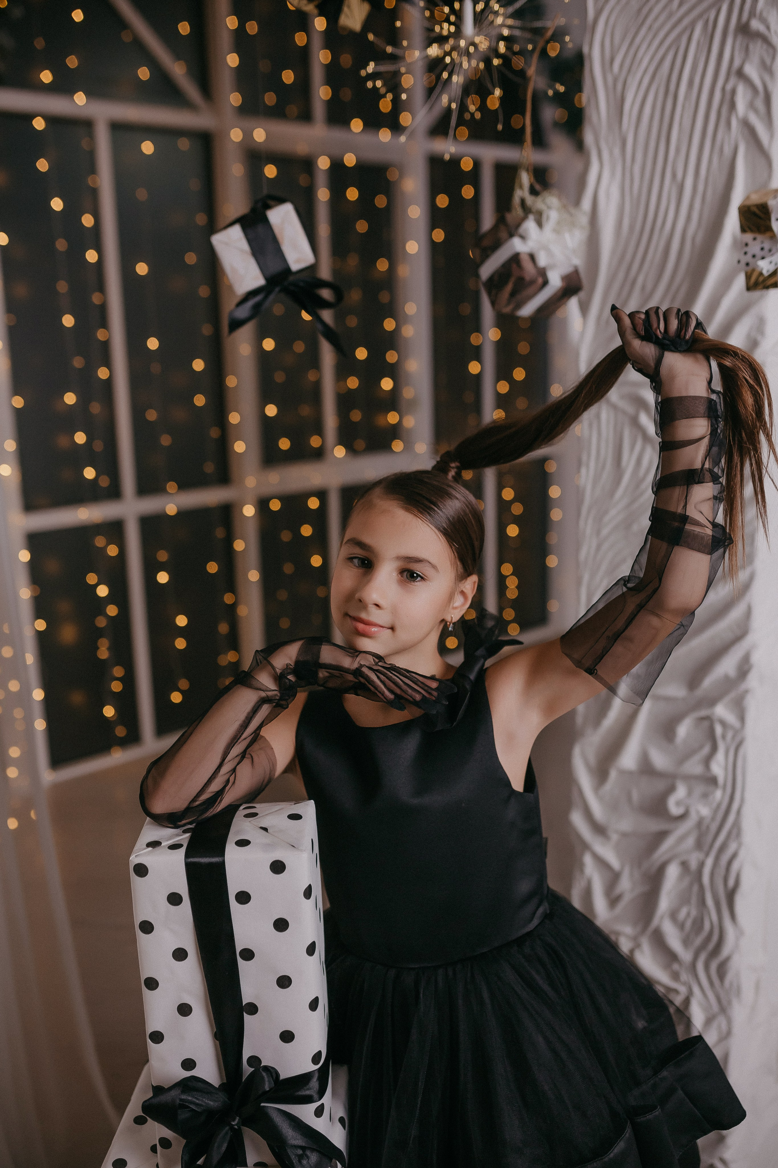 Девочки в чёрном. Семейный фотограф в Сургуте