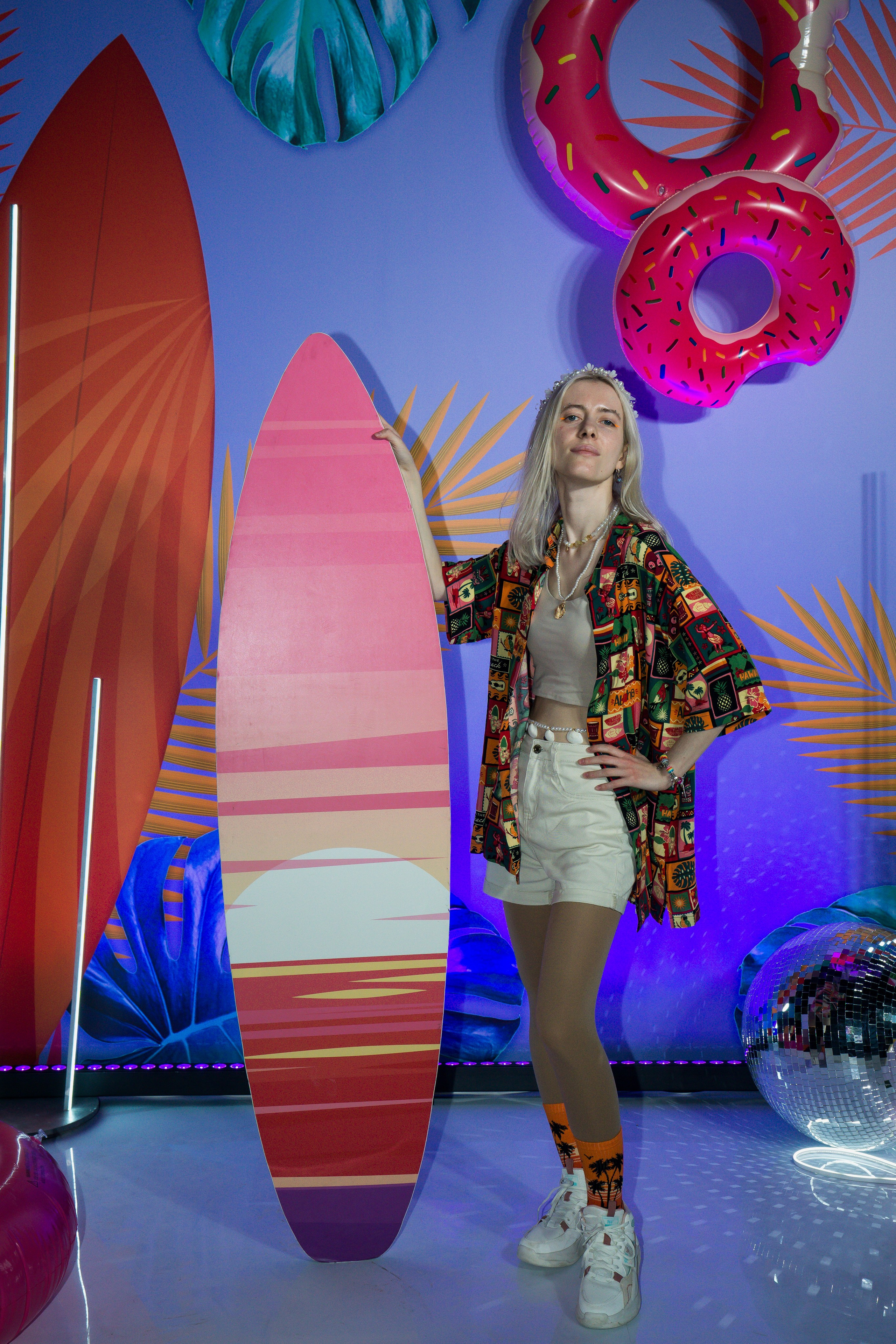 МТС корпоратив Гавайская вечеринка. Фотограф