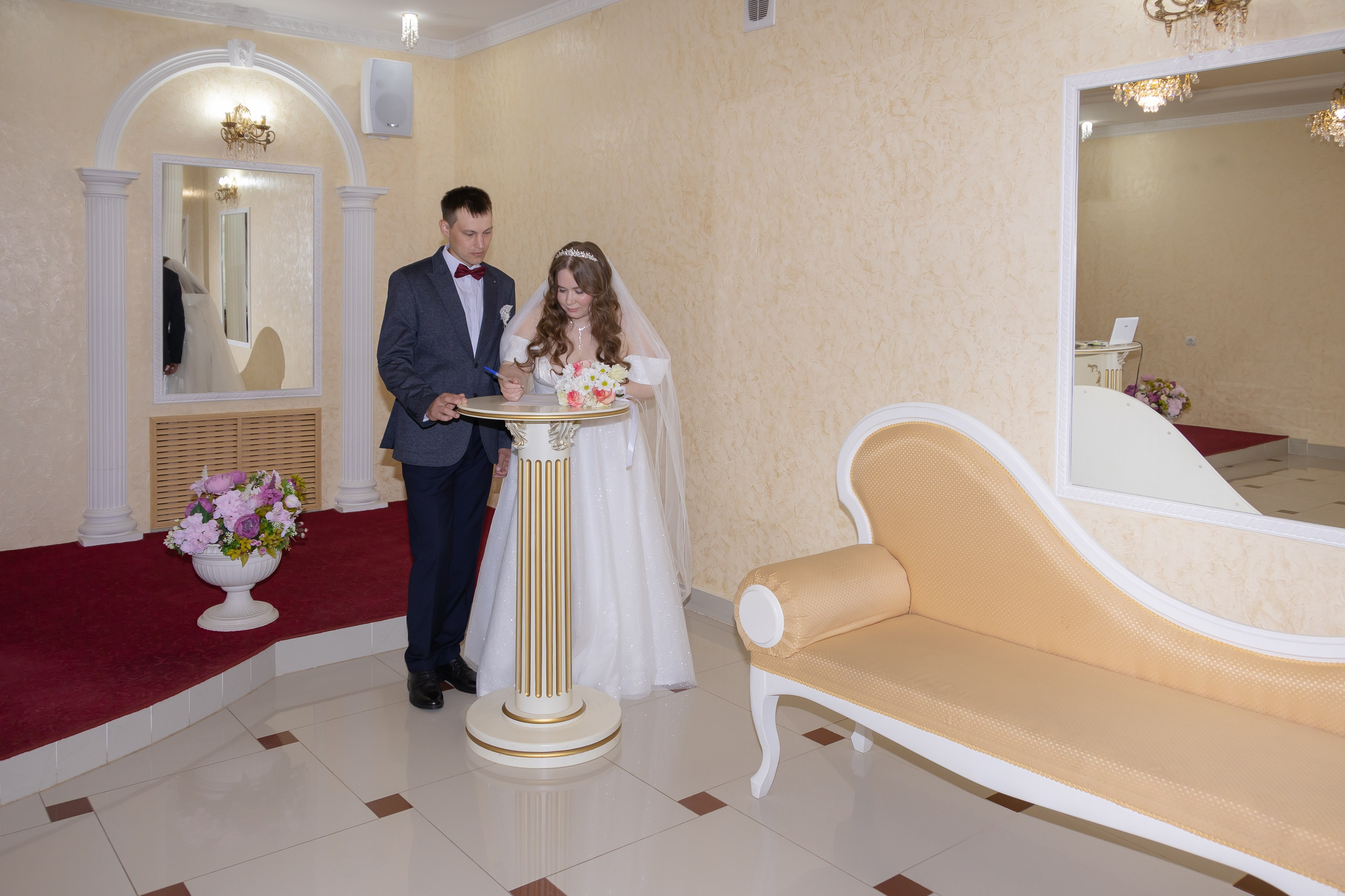 Свадебная съемка регистрации в ЗАГСе г. Можга