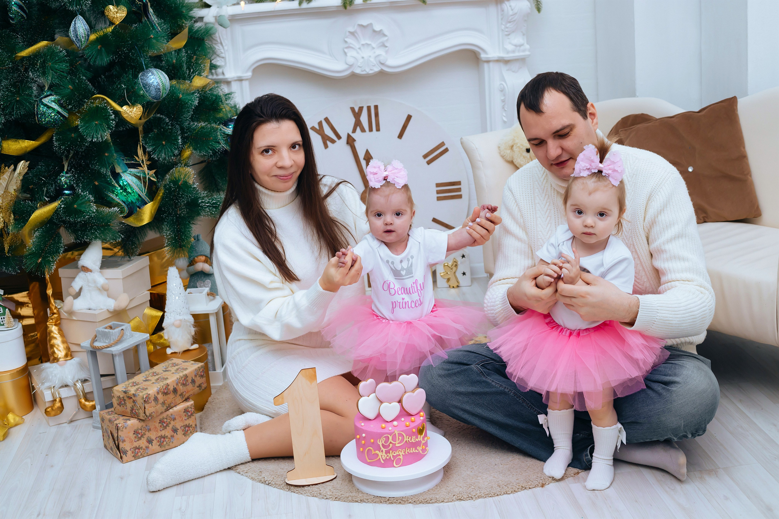 Годик и Новый год. Фотограф новорожденных Химки, Красногорск, Мытищи и Москва Елена Третьяк