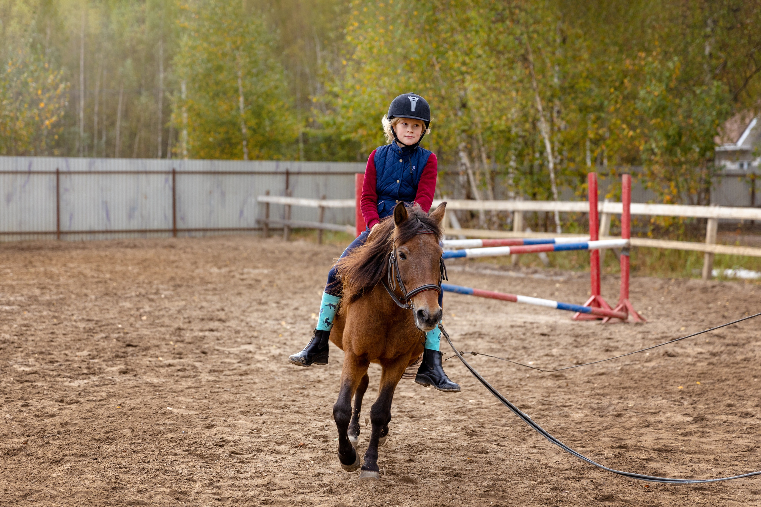 Конная тренировка Анастасии