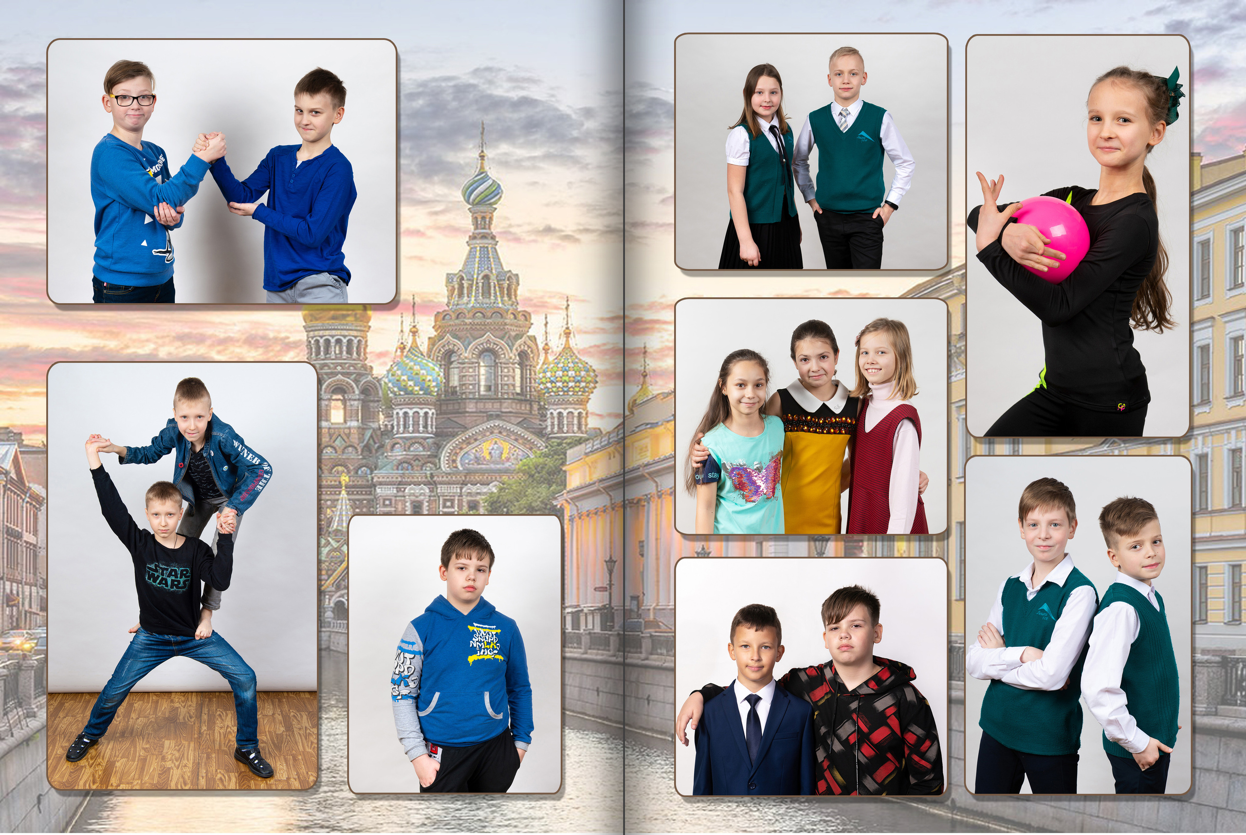 Дизайн альбома для 4 класса Grey. Выпускные альбомы — Студия Максимус Санкт-Петербург