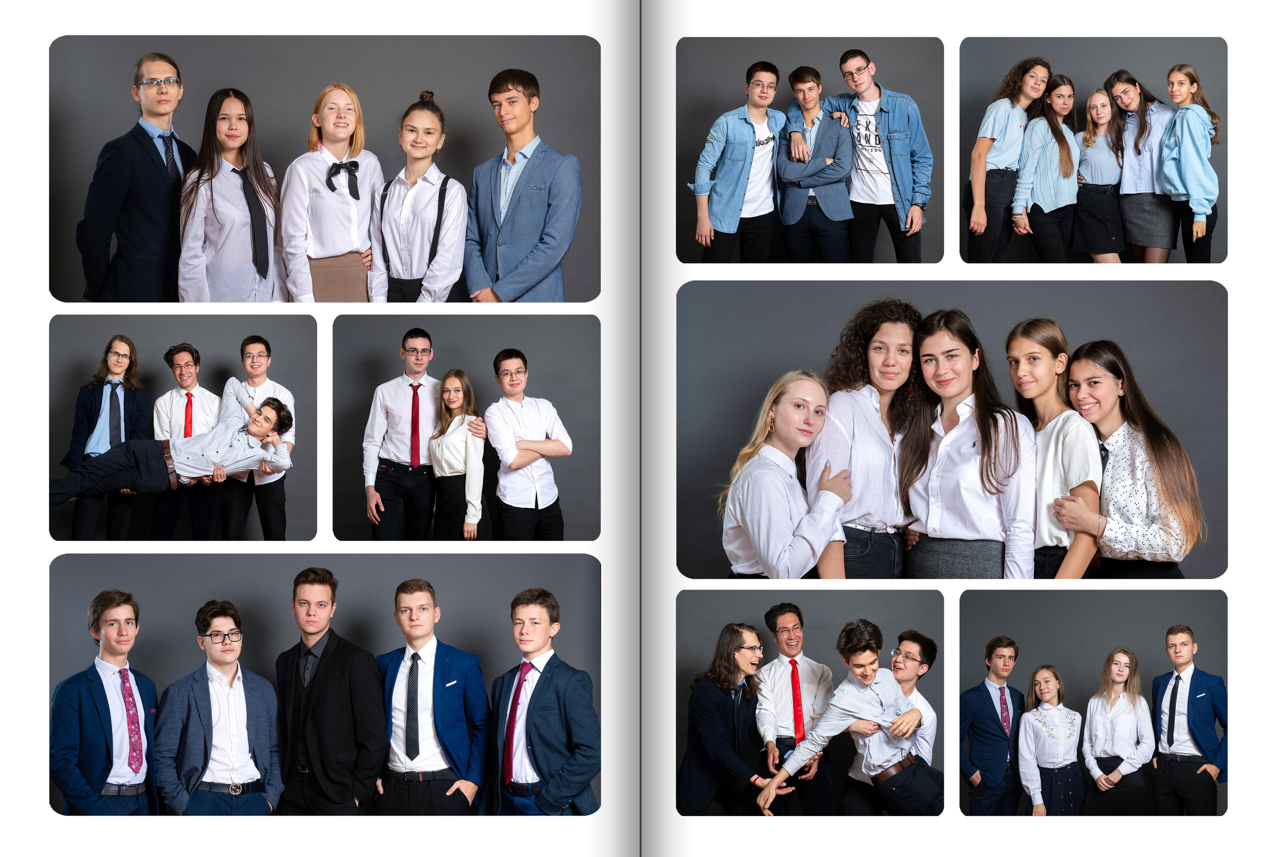 Оформление выпускного альбома для 9 - 11 классов и ВУЗов дизайн Белый. Выпускные альбомы — Студия Максимус Санкт-Петербург