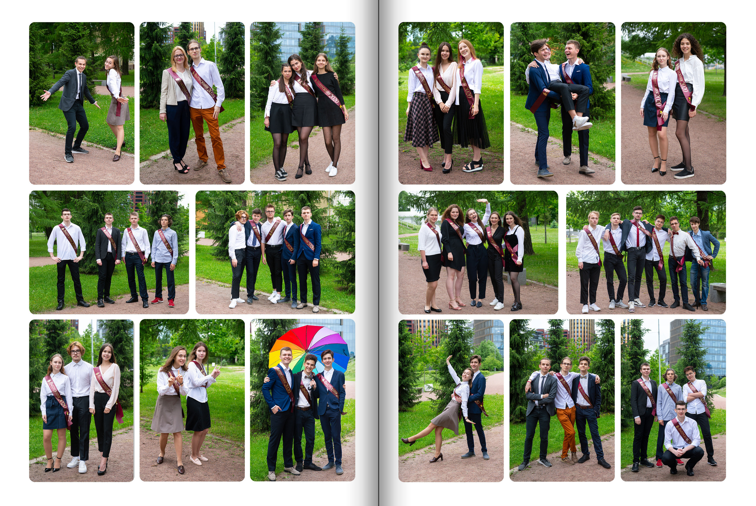 Оформление выпускного альбома для 9 - 11 классов и ВУЗов дизайн Белый. Выпускные альбомы — Студия Максимус Санкт-Петербург