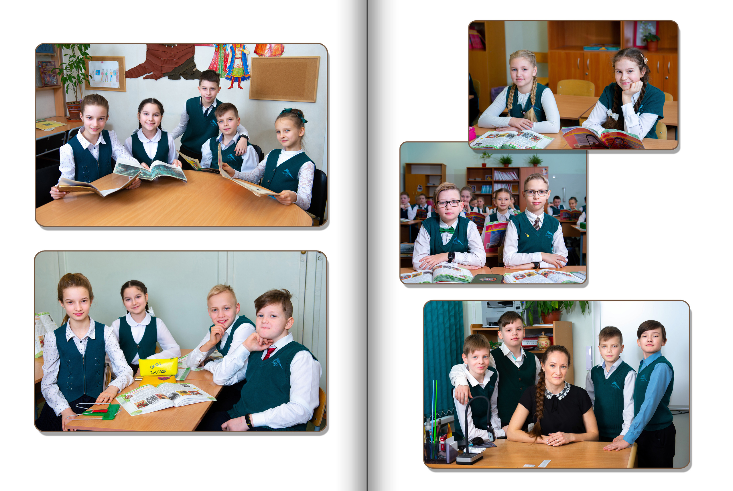 Дизайн альбома для 4 класса Grey. Выпускные альбомы — Студия Максимус Санкт-Петербург