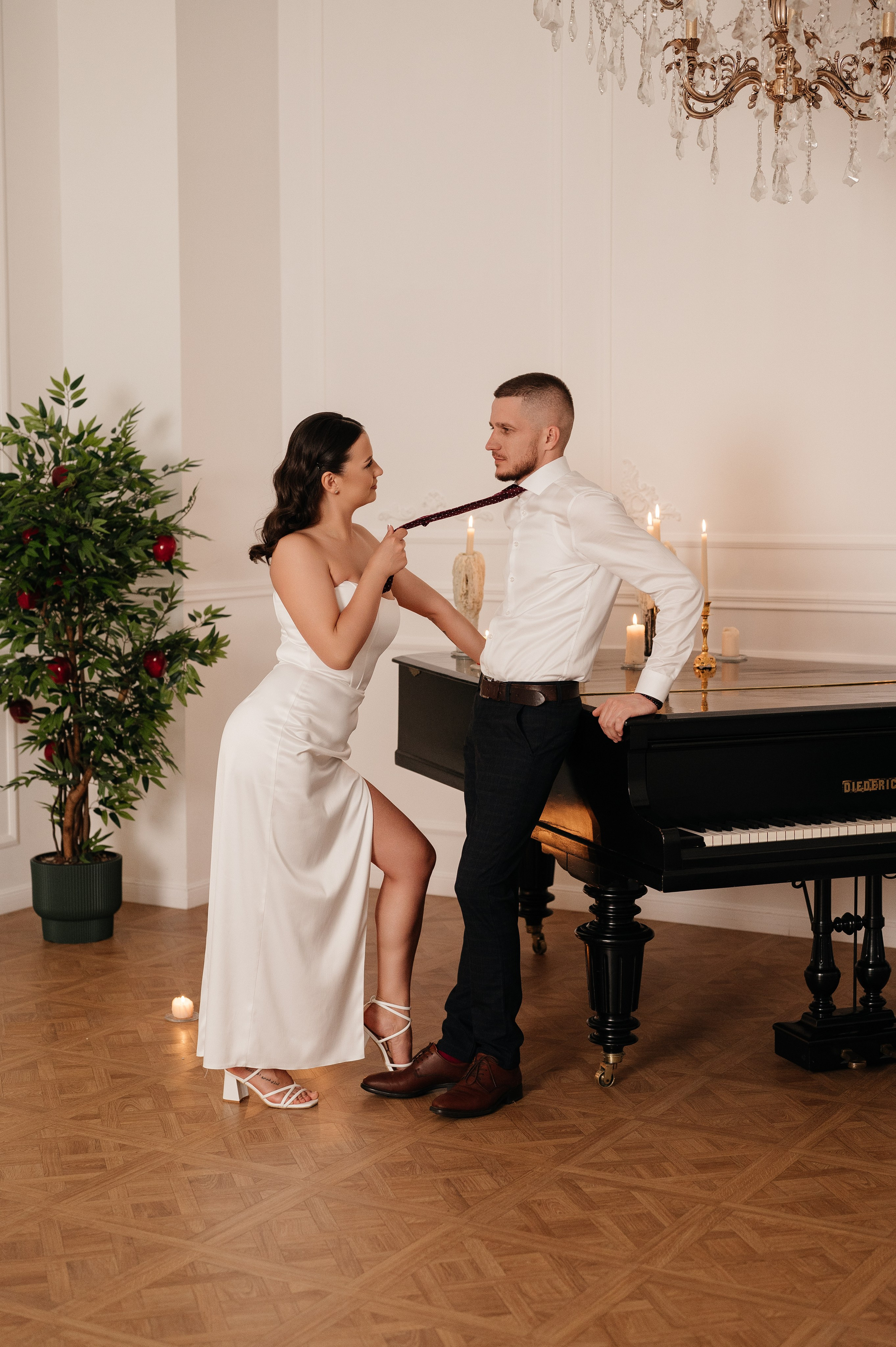 Свадебная фотосессия в студии. Свадебный и семейный фотограф в Краснодаре Алина Мельник