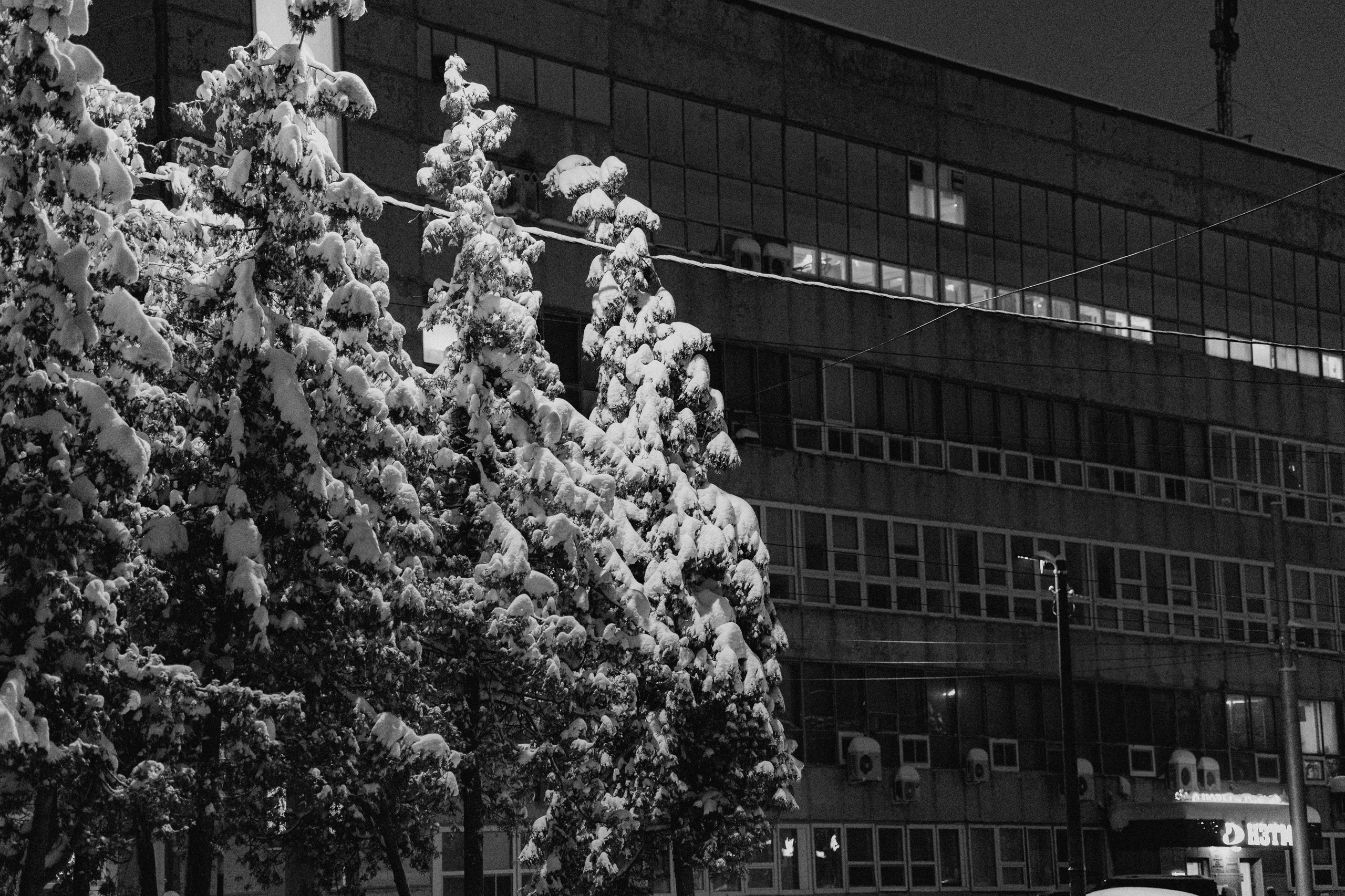 Город зимой. Фотограф Эльмира Лин