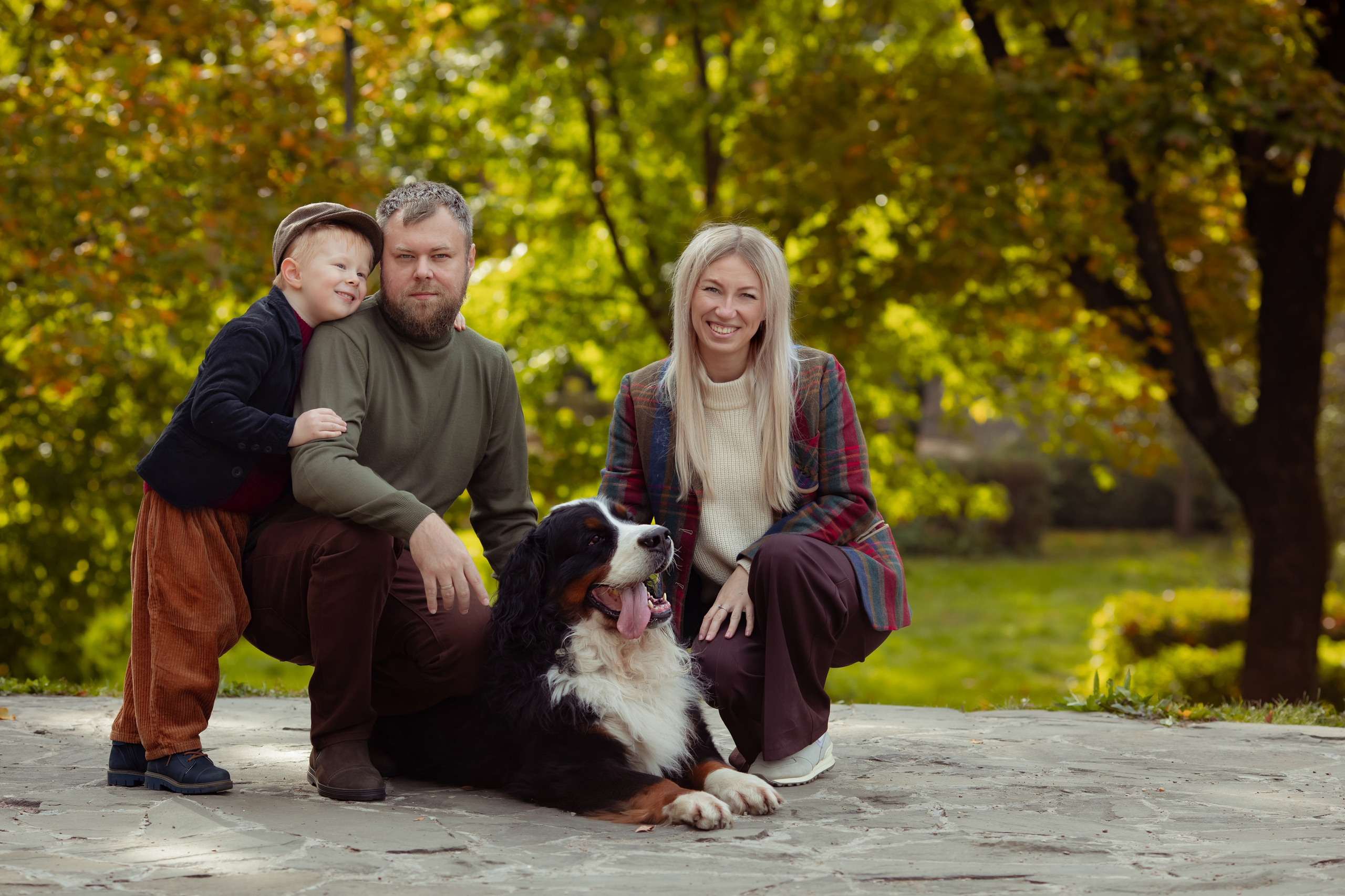 Ася, Дима, Кирилл с Бергамотом. Семейный и детский фотограф в Москве Дорогова Екатерина