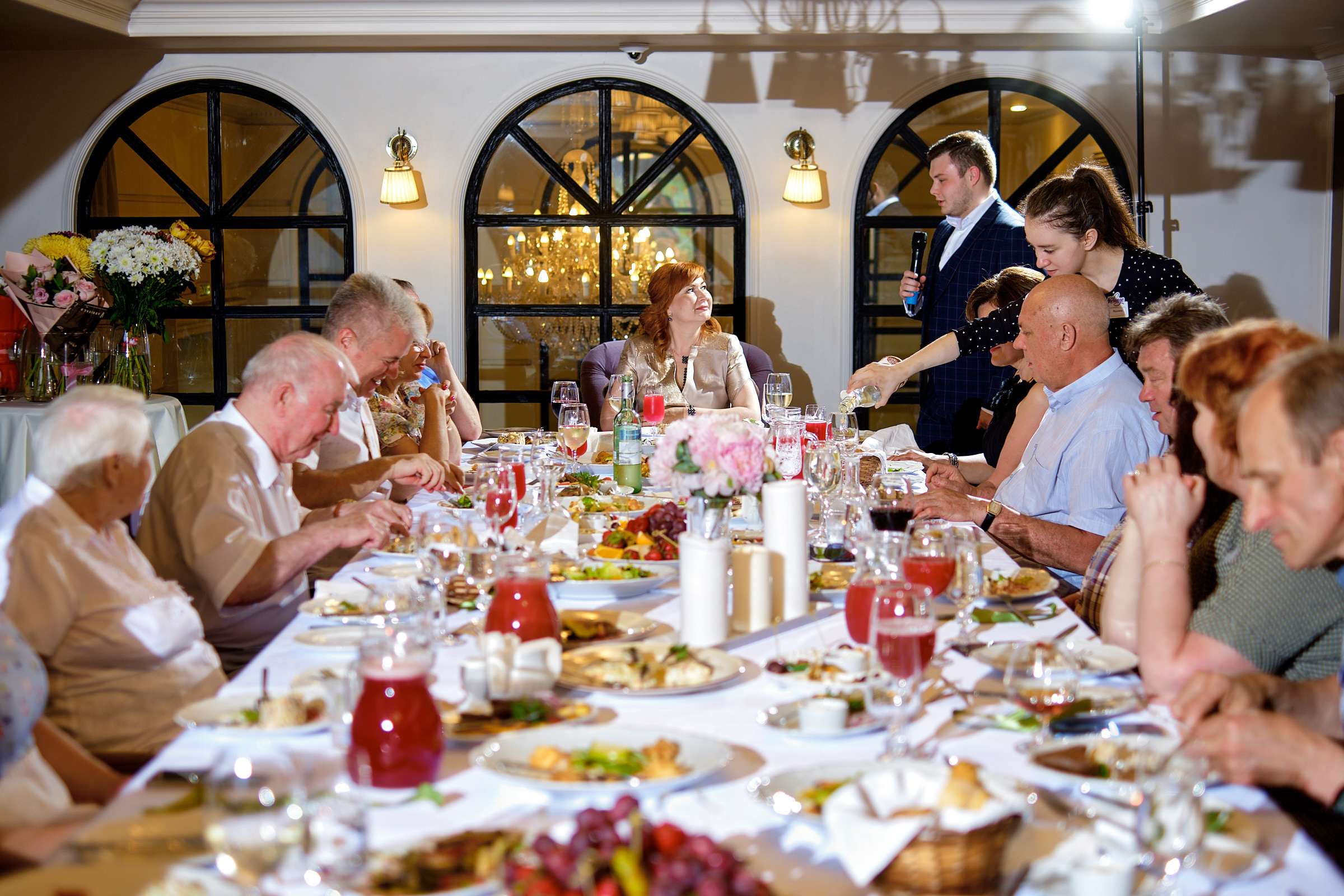 Юбилей. банкет в ресторане Крюшон. Профессиональный фотограф в Екатеринбурге Юра Сахар