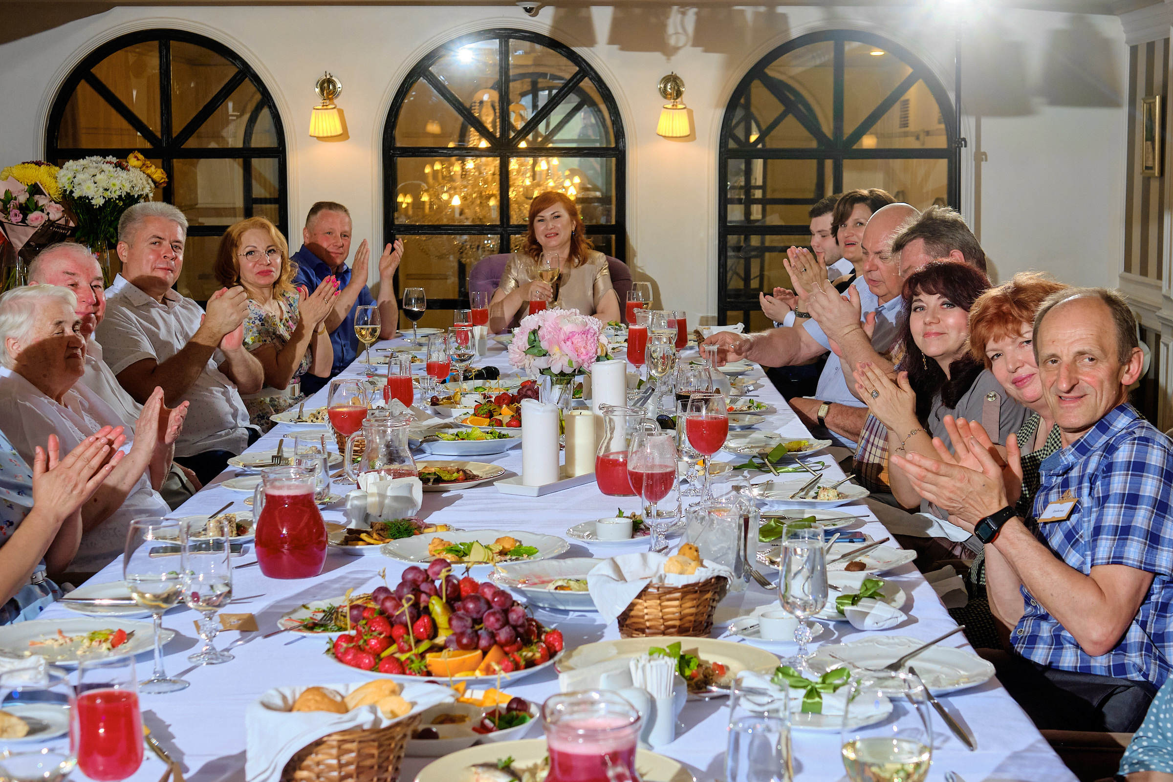 Юбилей. банкет в ресторане Крюшон. Профессиональный фотограф в Екатеринбурге Юра Сахар