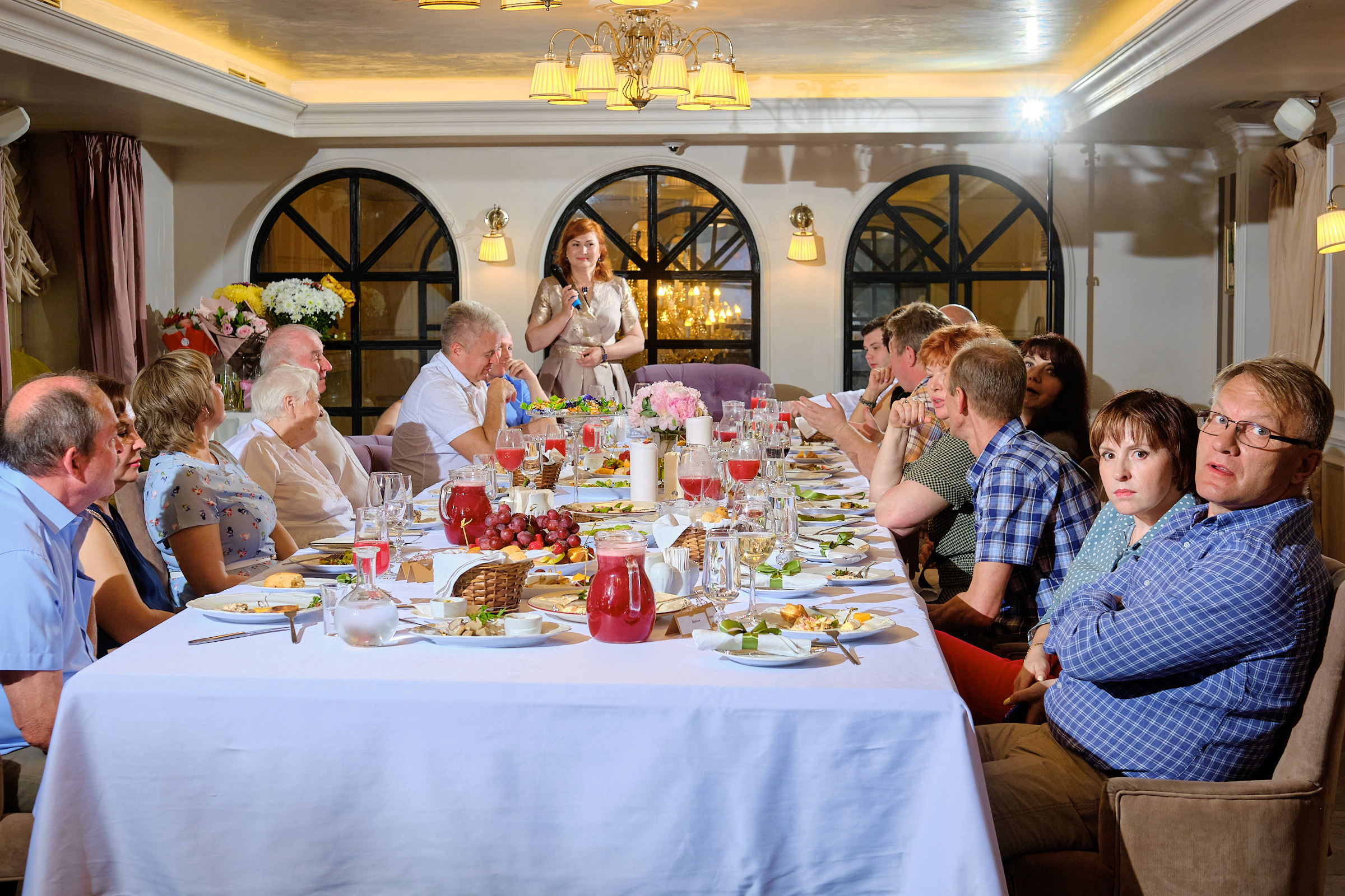 Юбилей. банкет в ресторане Крюшон. Профессиональный фотограф в Екатеринбурге Юра Сахар