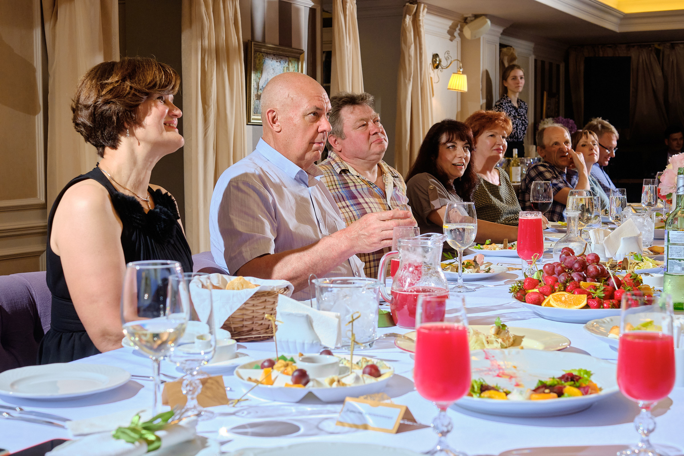 Юбилей. банкет в ресторане Крюшон. Профессиональный фотограф в Екатеринбурге Юра Сахар