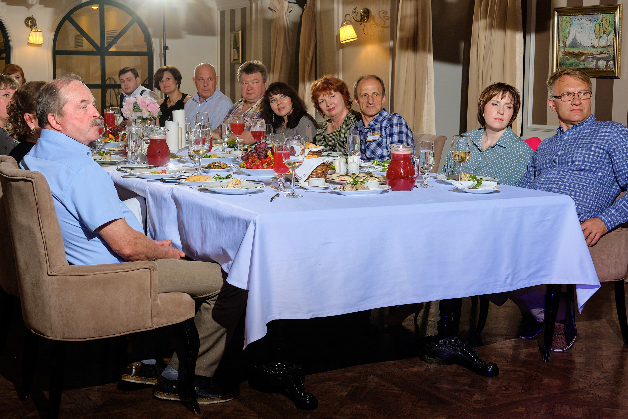Юбилей. банкет в ресторане Крюшон. Профессиональный фотограф в Екатеринбурге Юра Сахар