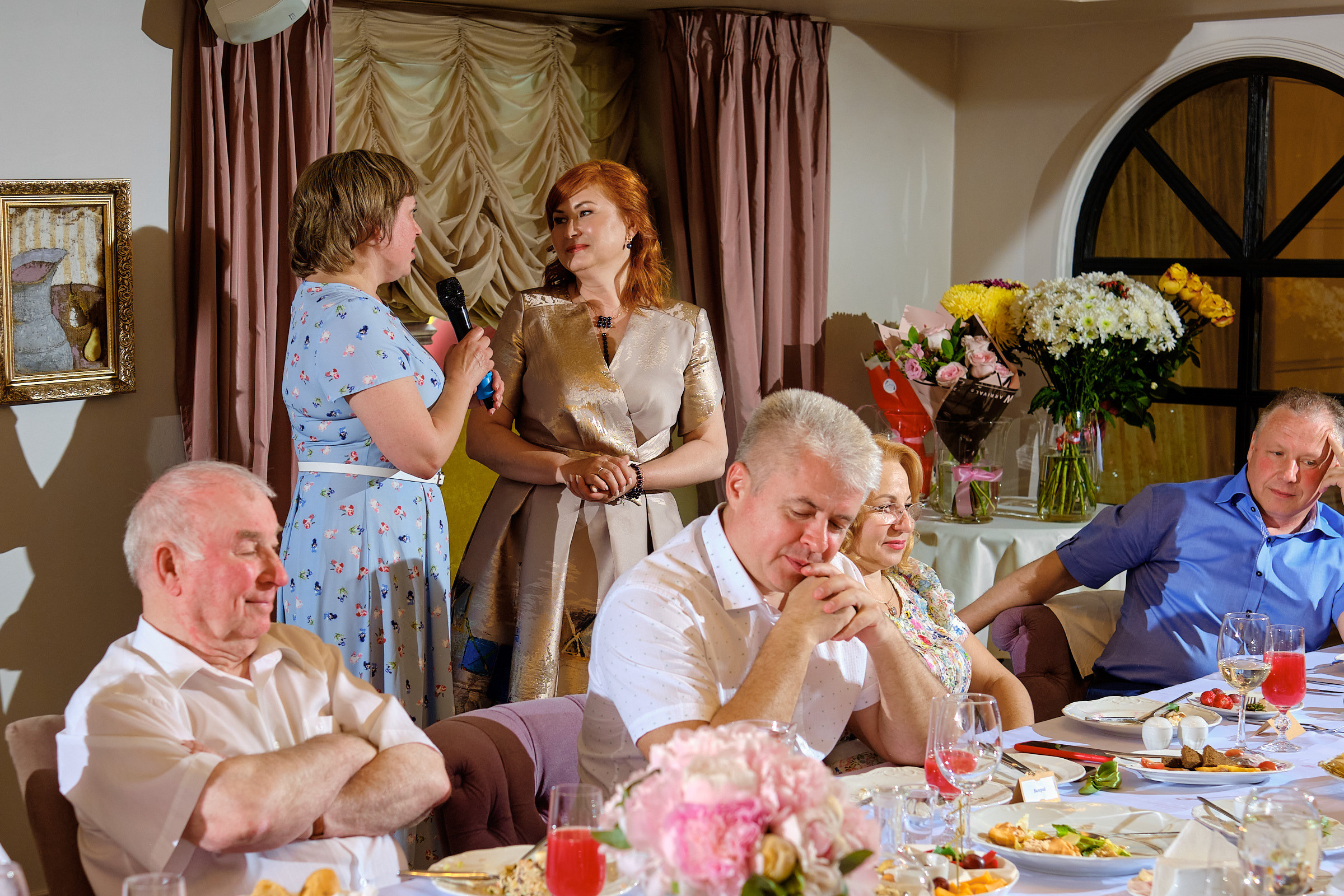 Юбилей. банкет в ресторане Крюшон. Профессиональный фотограф в Екатеринбурге Юра Сахар