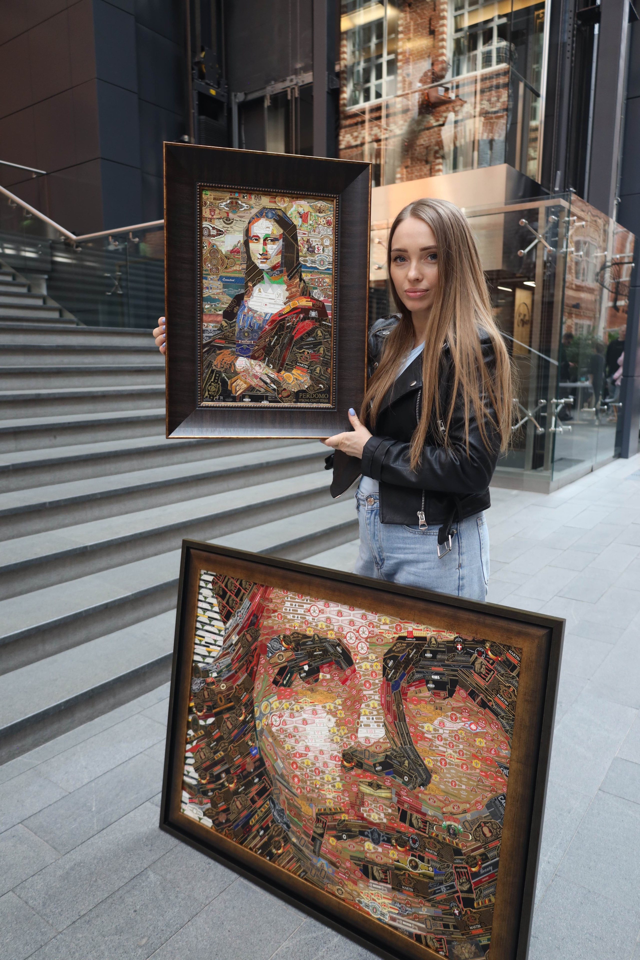 Съемка картин из сигарных бантов 23|04|24. Проектный фотограф Анна Мирош