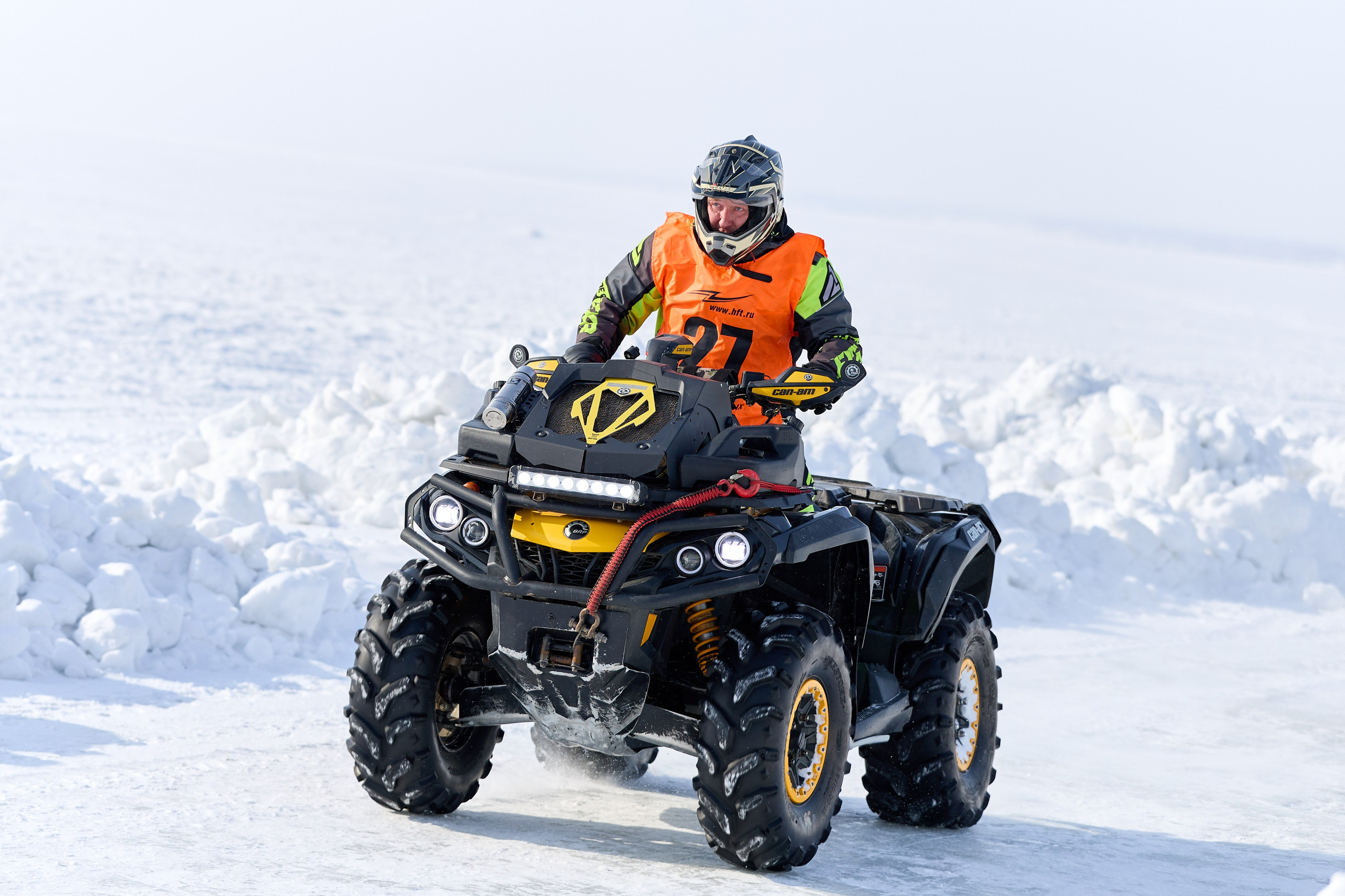 Топим Лёд — 2026. Соревнования на квадроциклах. Фотограф в Новосибирске Алена Скокова