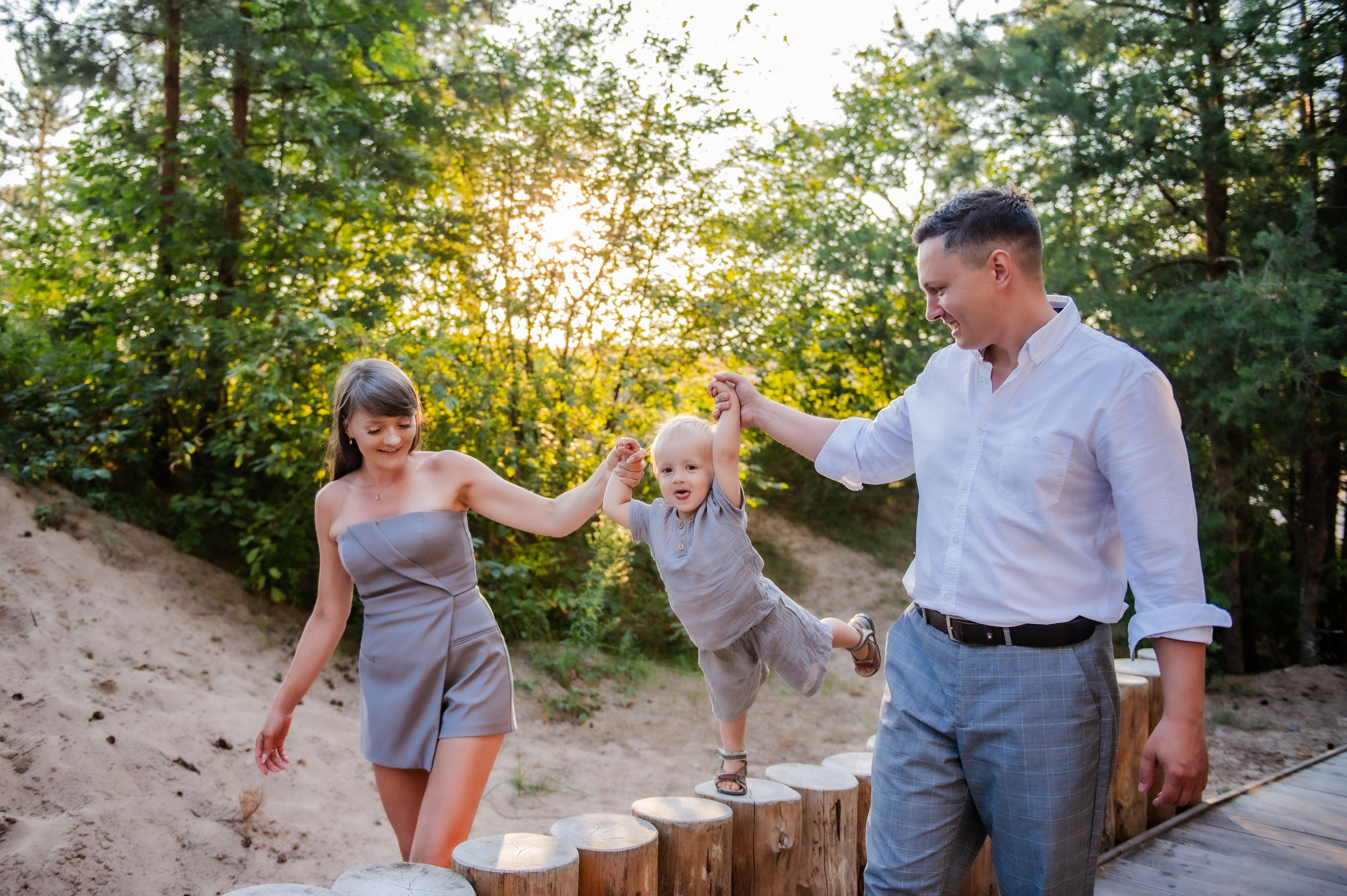Семейная съемка на пляже. Свадебный и семейный фотограф в Санкт-Петербурге — Мария Черепанова