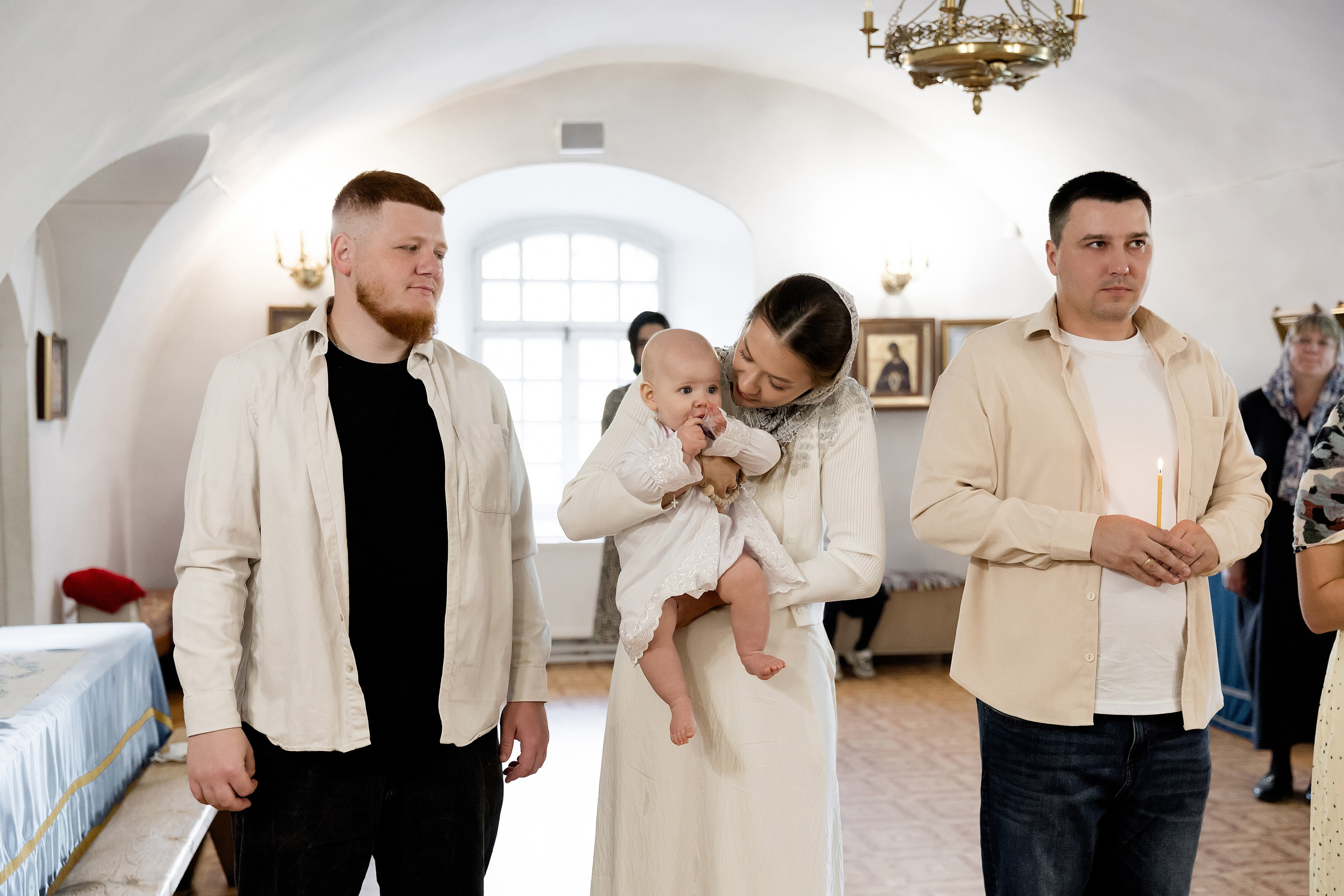 Крещение Полины в Церкви Илии Пророка. Свадебный фотограф в Пскове и Санкт-Петербурге | Анна Голикова