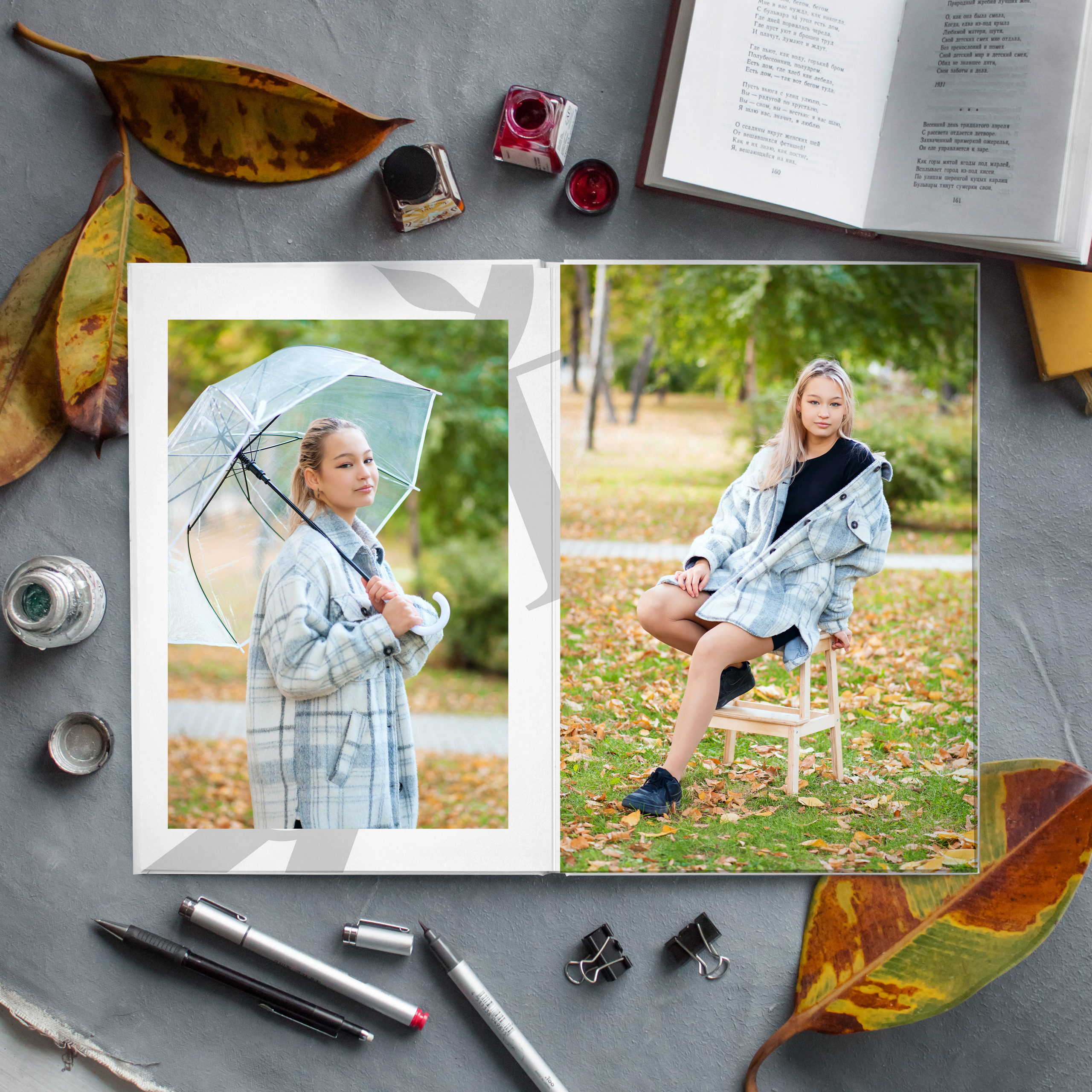 Белый. Дизайнер fotokniga_ast