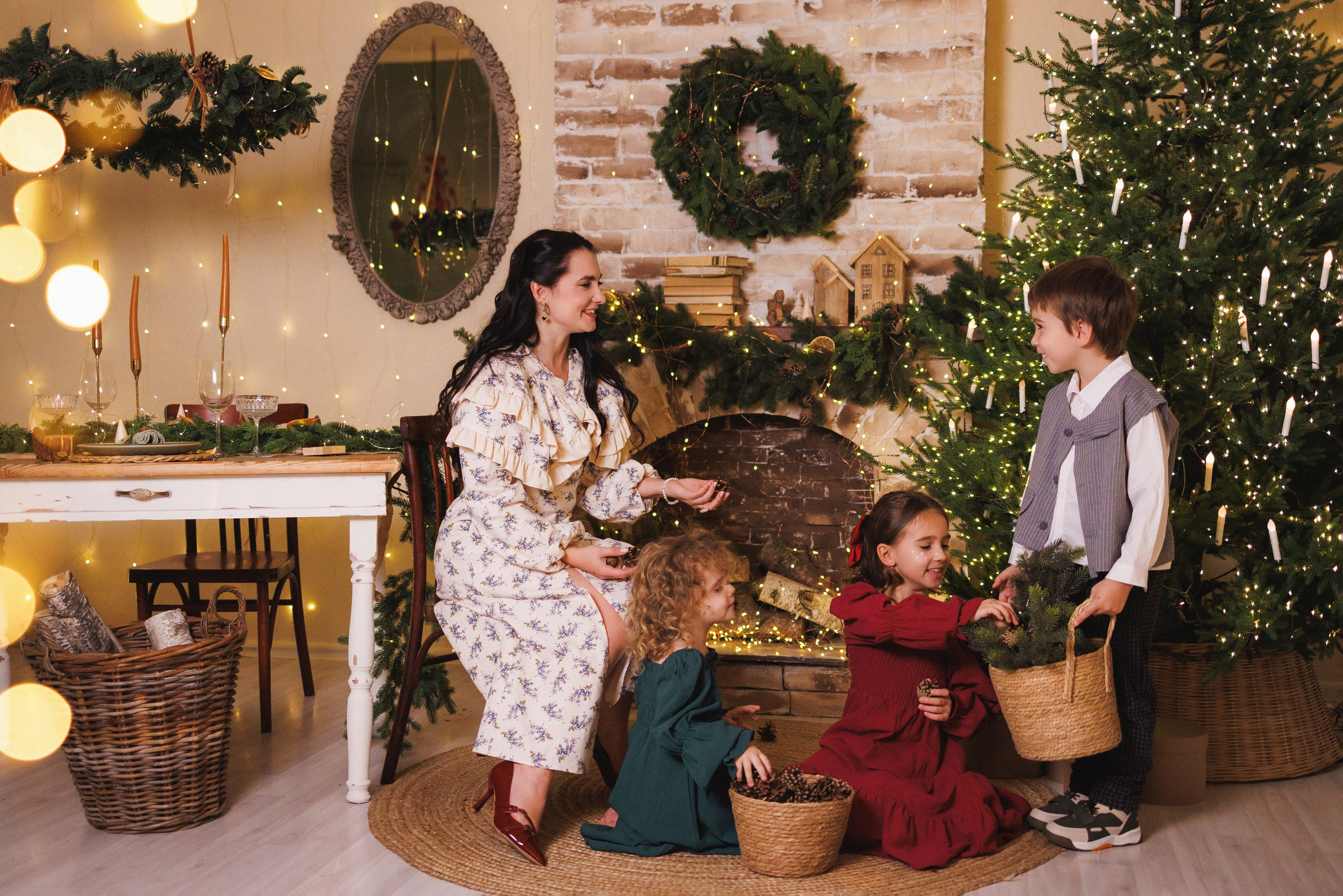 Новогодняя фотосессия в фотостудии «Авторская», город Краснодар. Семейный и детский фотограф в Краснодаре Анна Трашкова