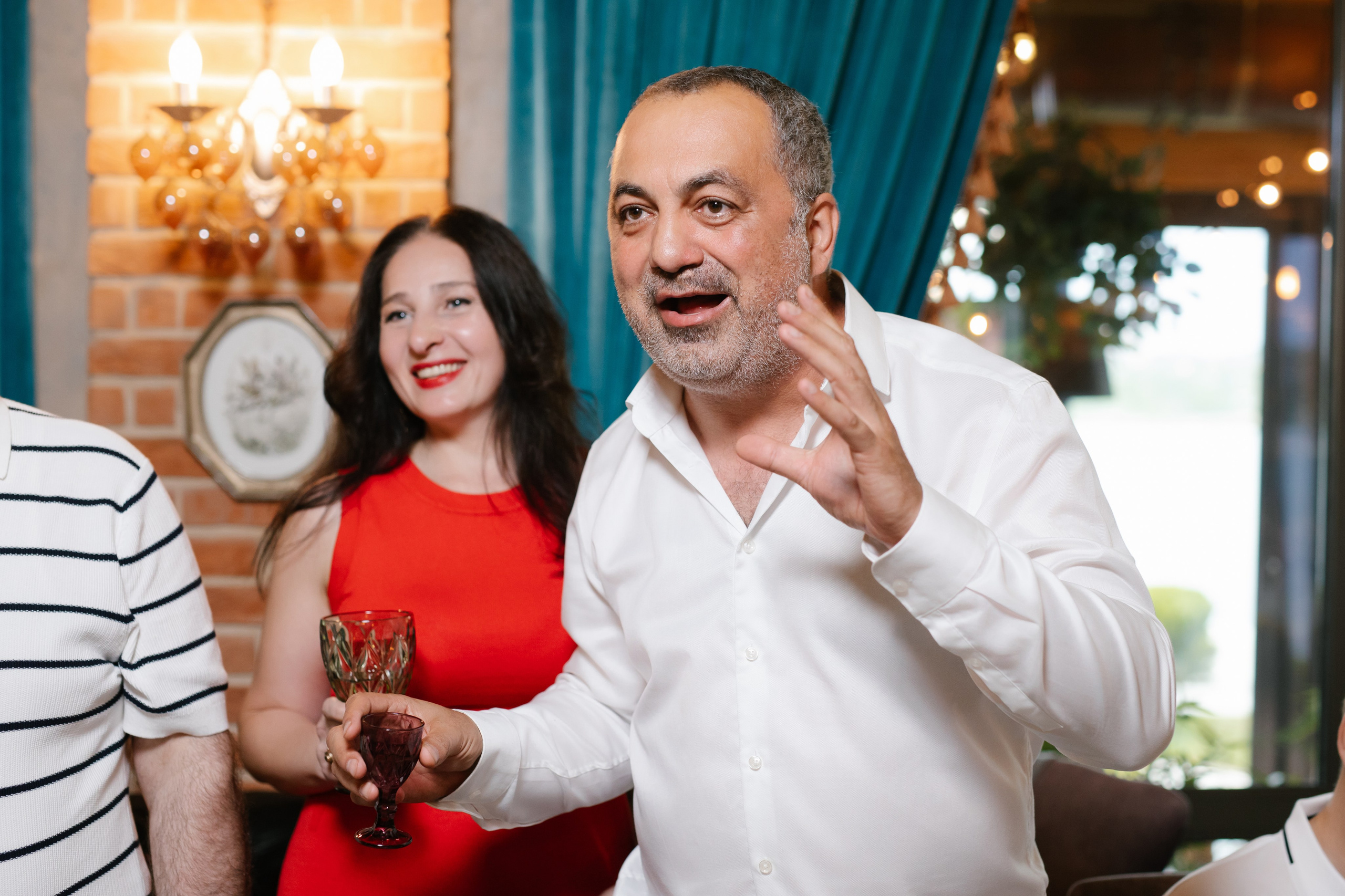 День рождения Ирины, ресторан Лев Голицын