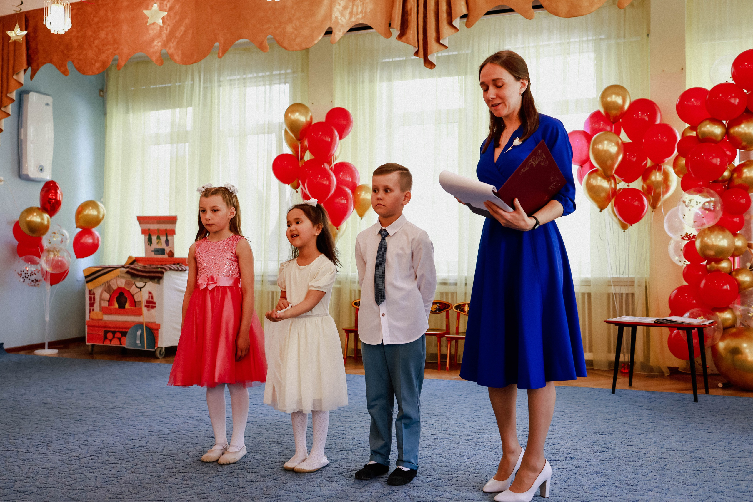Выпускной в детском саду. Съемки для жителей и гостей Петербурга