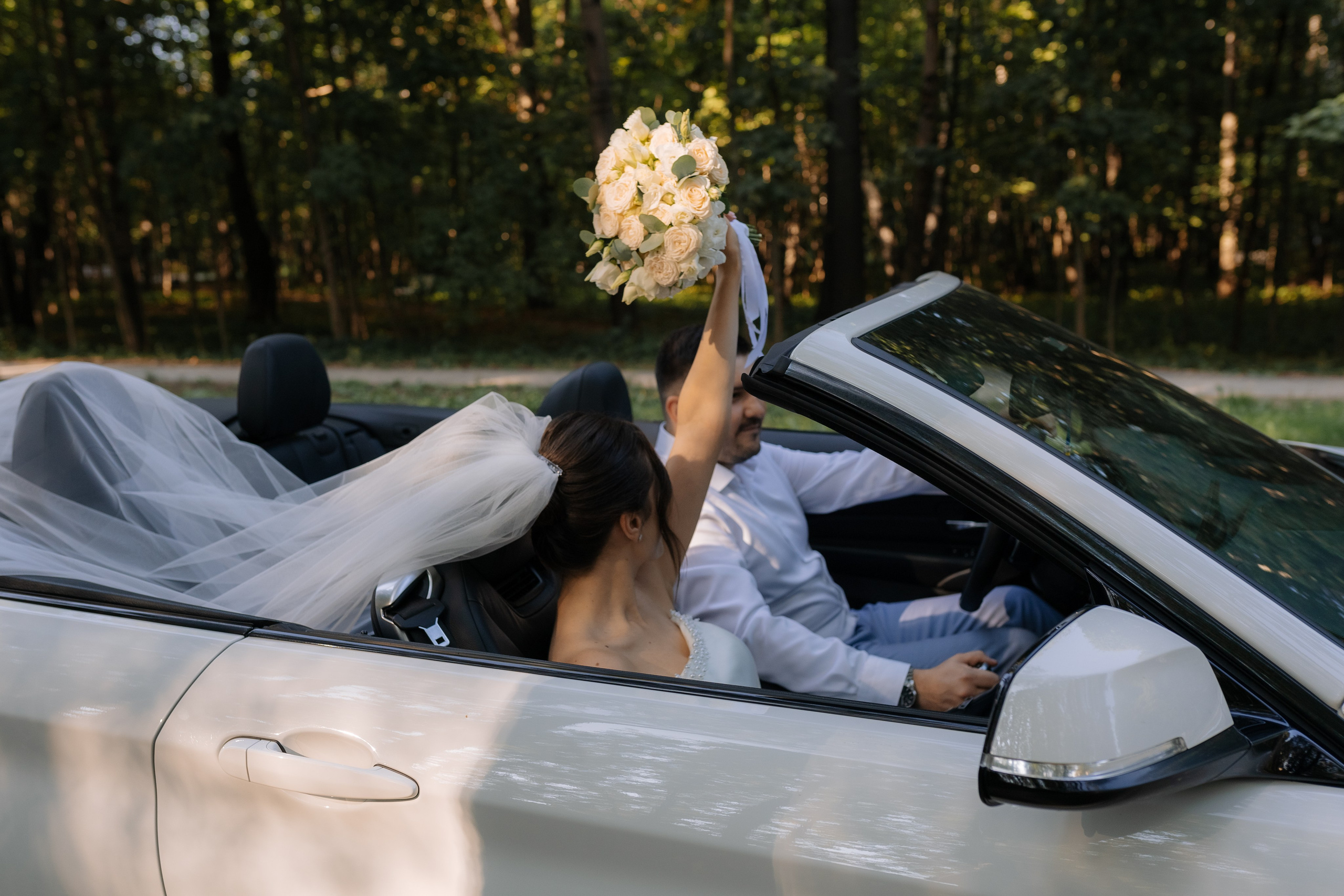 Свадебная фотосессия в Москве, парк Кусково. Свадебный фотограф в Москве Анна Полушина