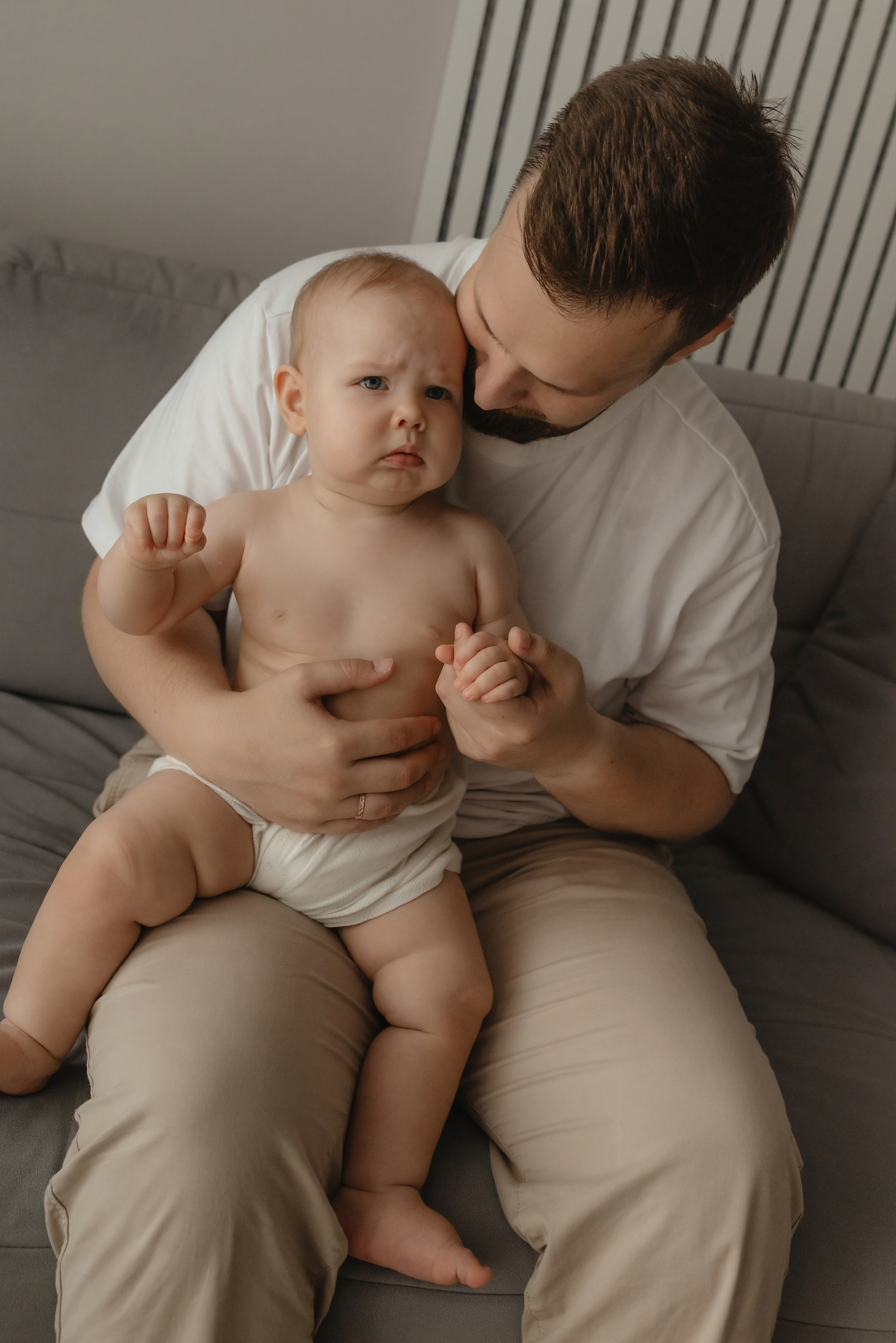 Семейная фотосессия дома. Семейный и портретный фотограф Нижний Новгород