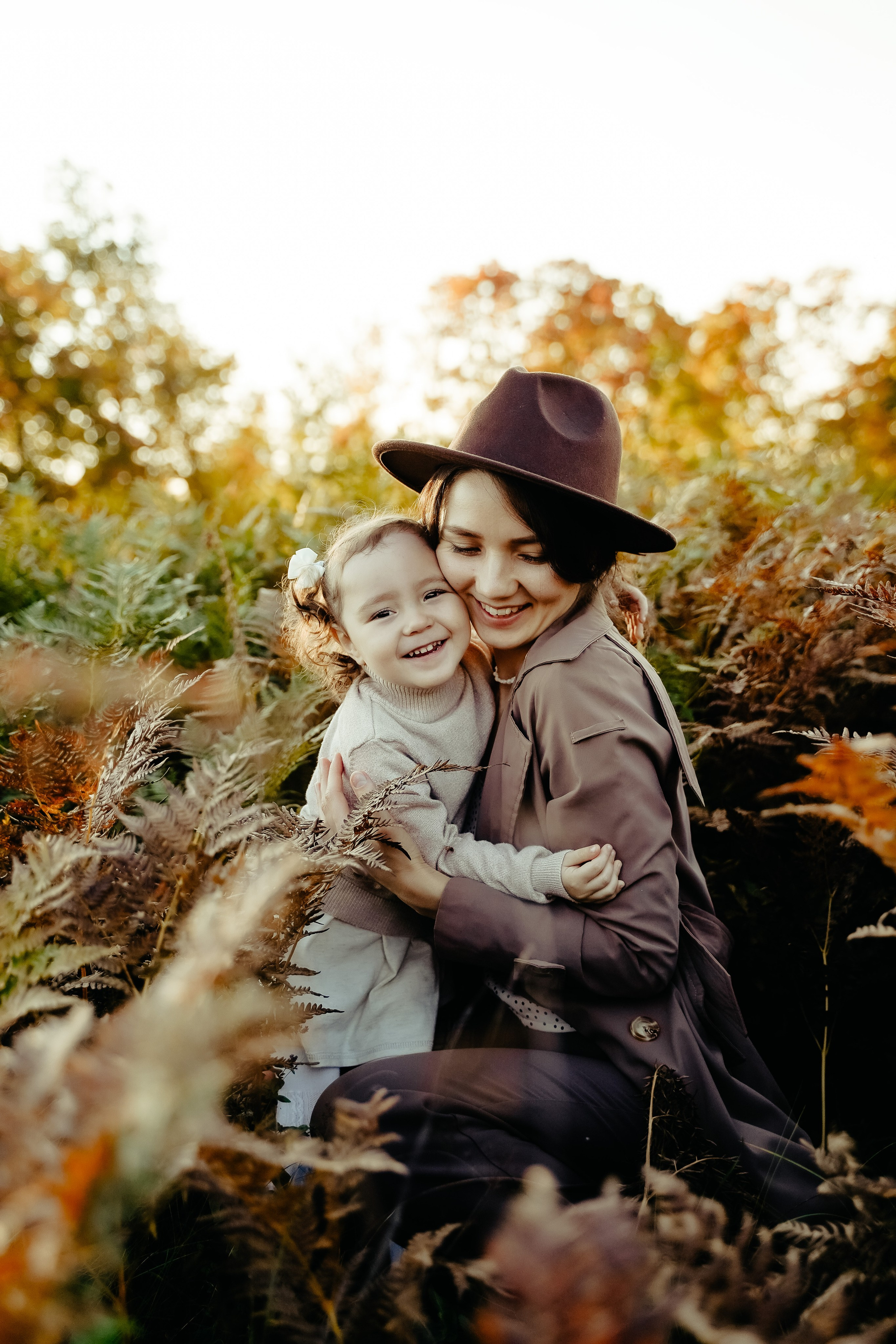 Мама и Дочка Осенняя фотосъемка