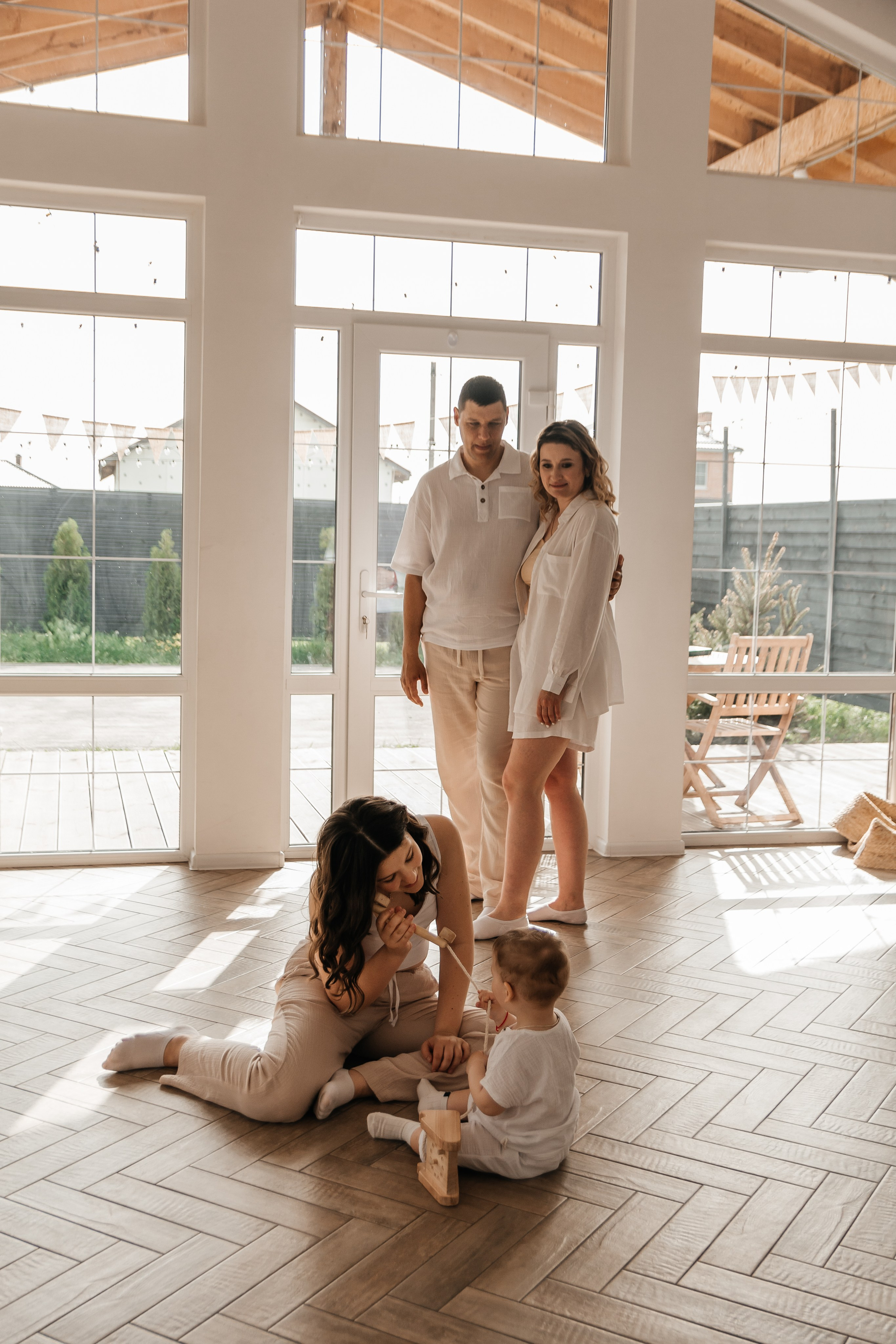 Фотосессия годика минимализм. Семейный и детский фотограф Кущ Наташа