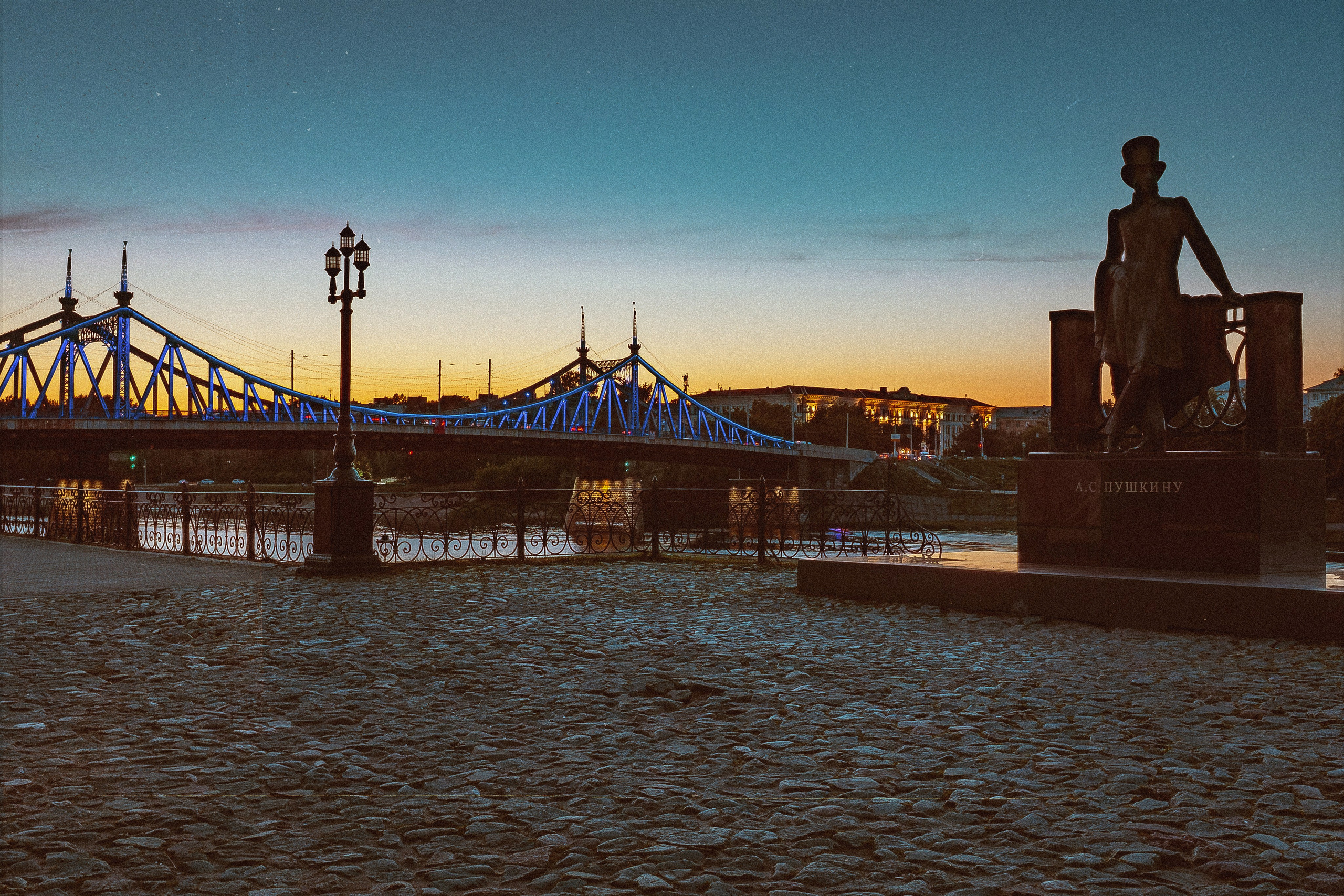 Ночная архитектура Твери. Фотограф Евгений Егоров