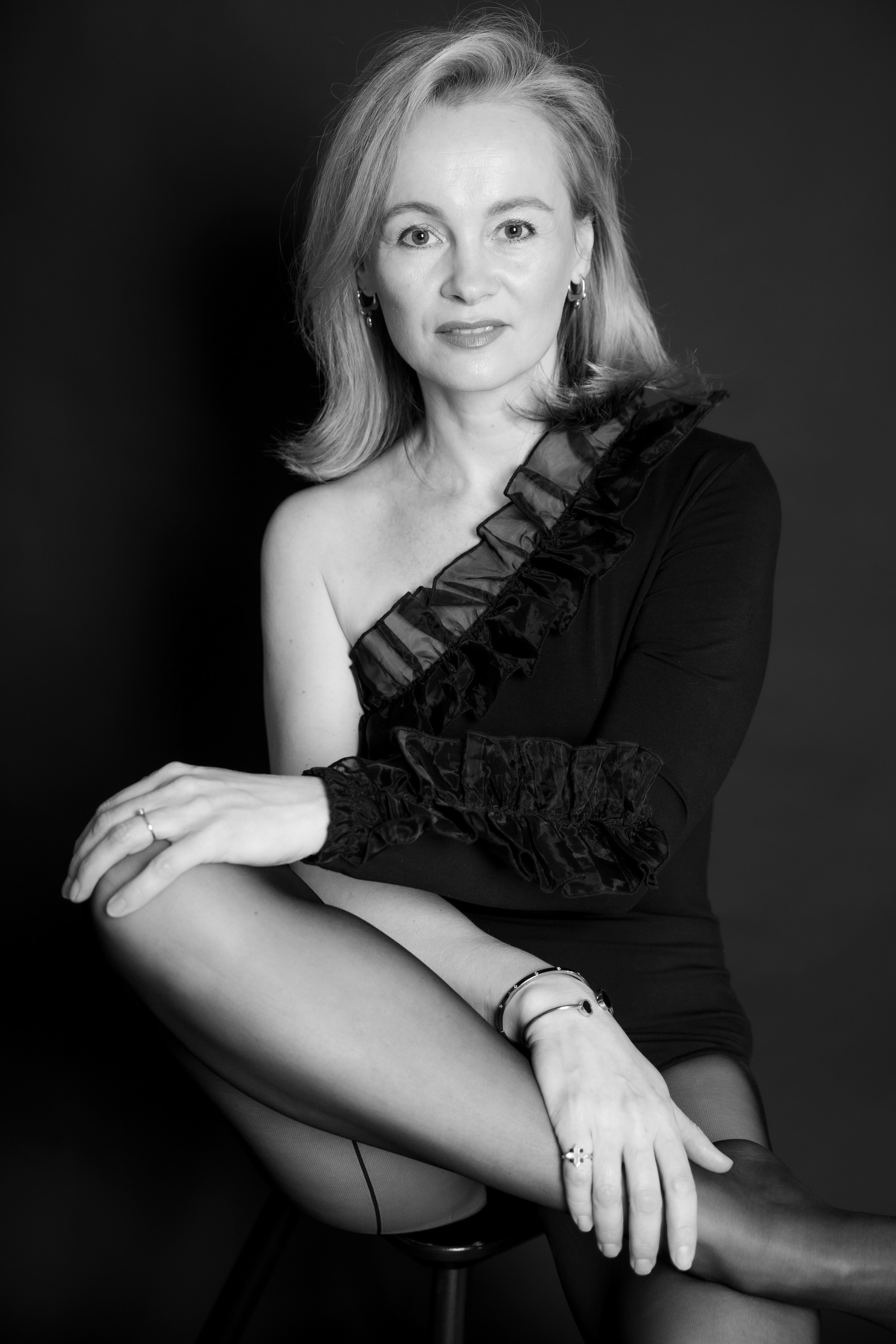 Черно-белая фотосессия