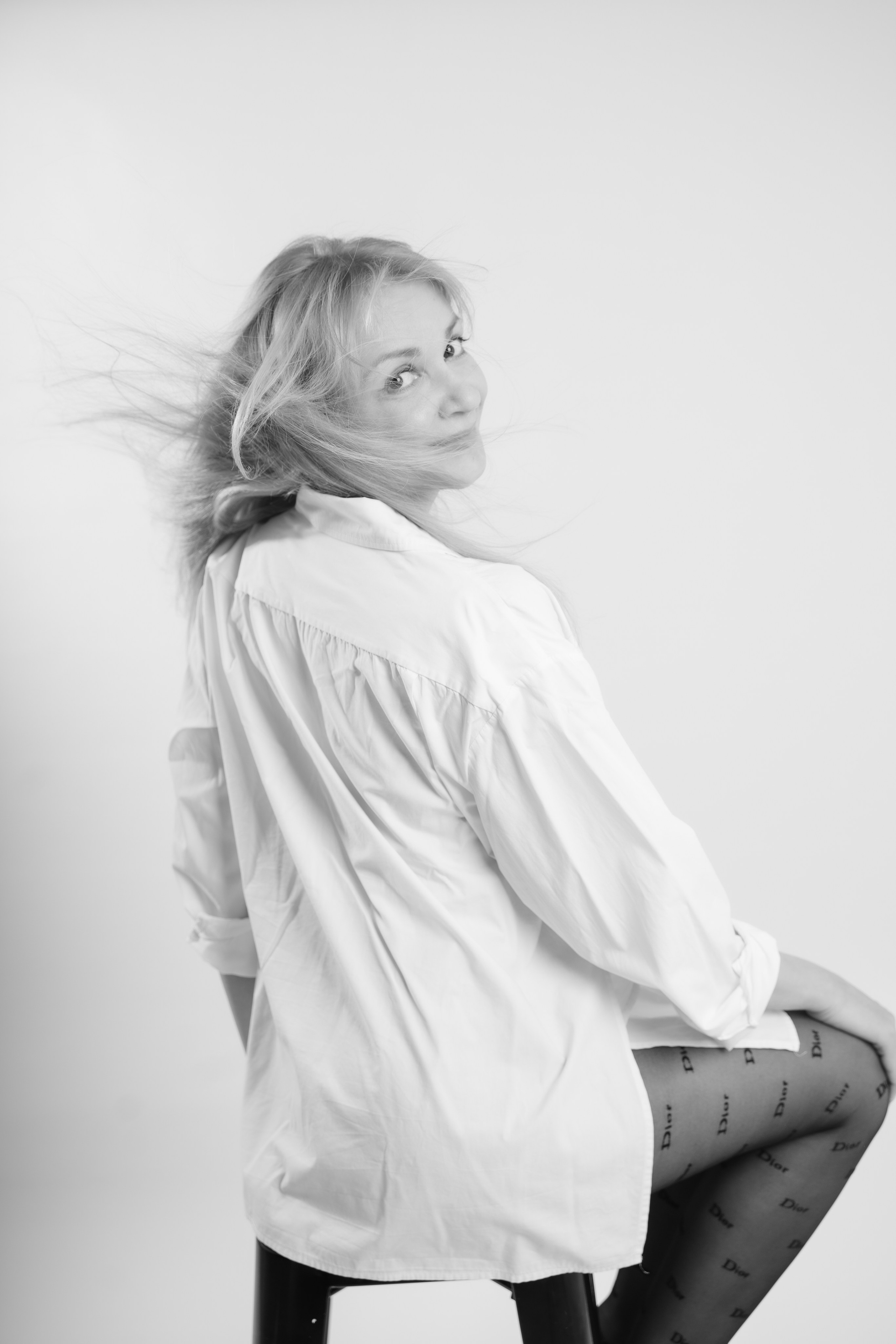 Черно-белая фотосессия