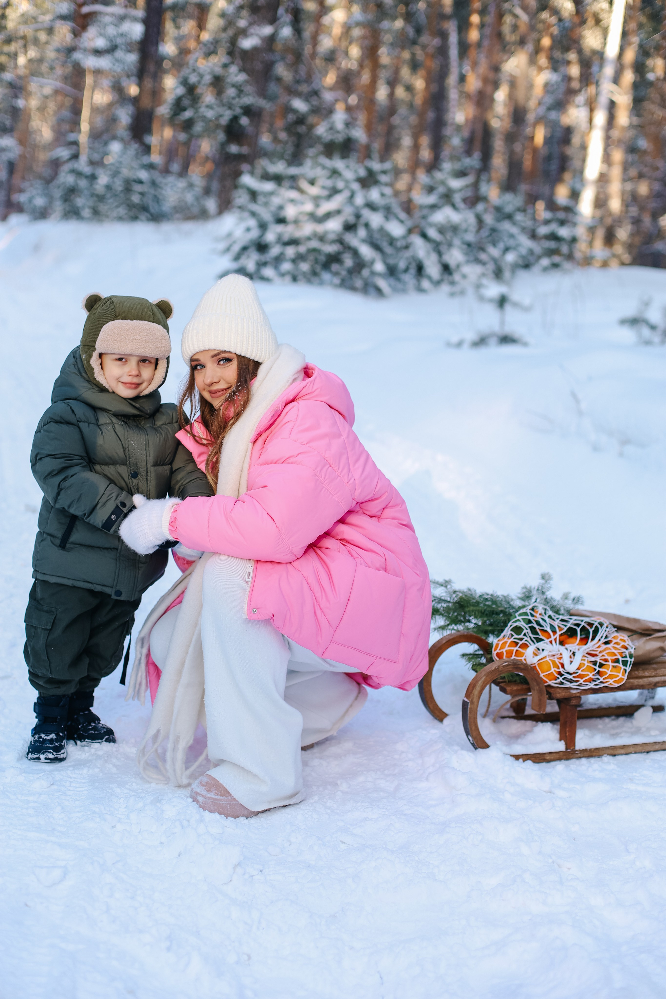 Уличная зимняя фотосессия. Семейный и свадебный фотограф в Пензе Валерия Филюкова