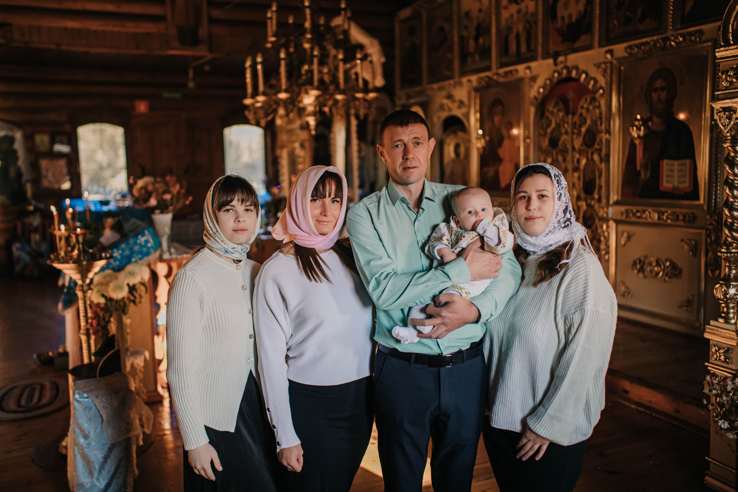 Крещение Дмитрия. Фотограф Дарья Маташкова