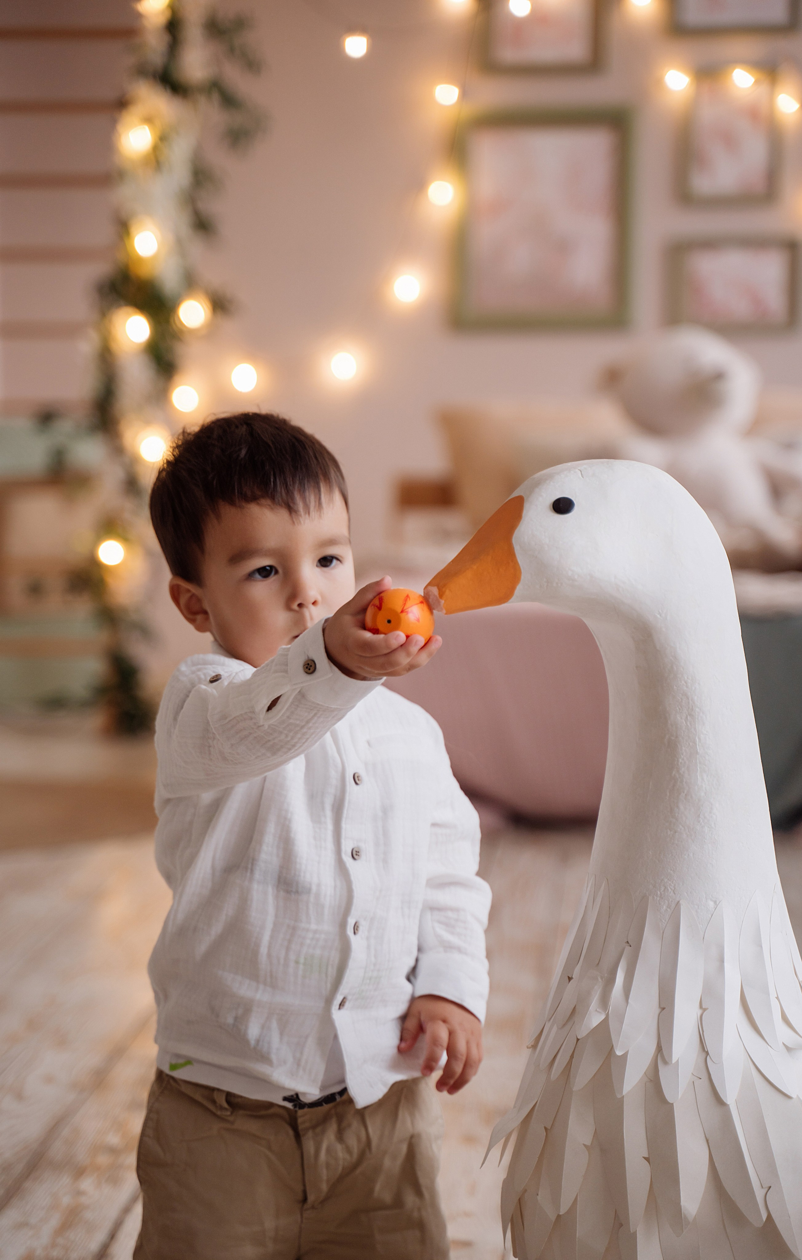 Семейная фотосессия с уточками. Свадебный фотограф