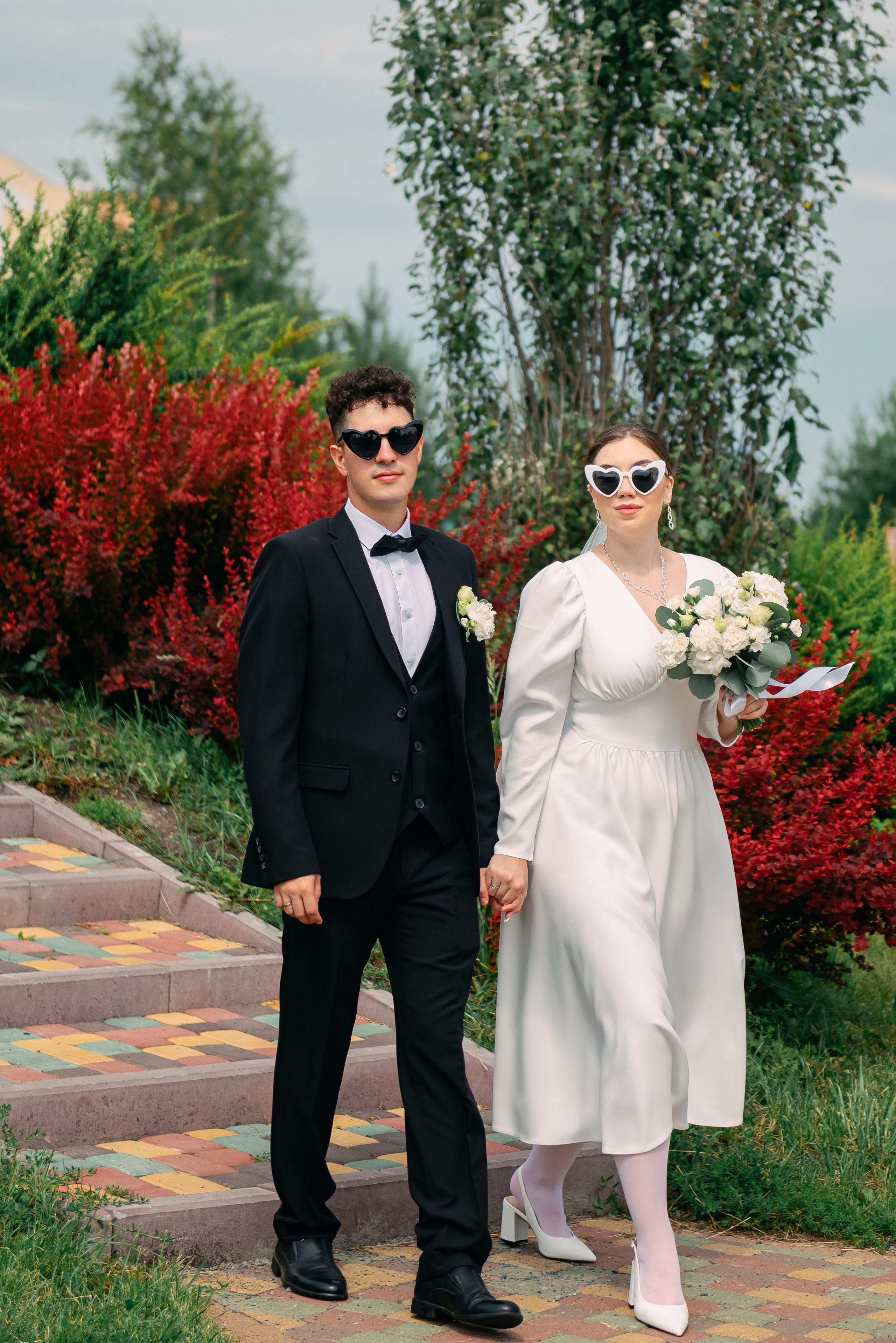 Свадебная фотосессия в парке отдыха «Лесная сказка» Лесная Поляна г. Кемерово