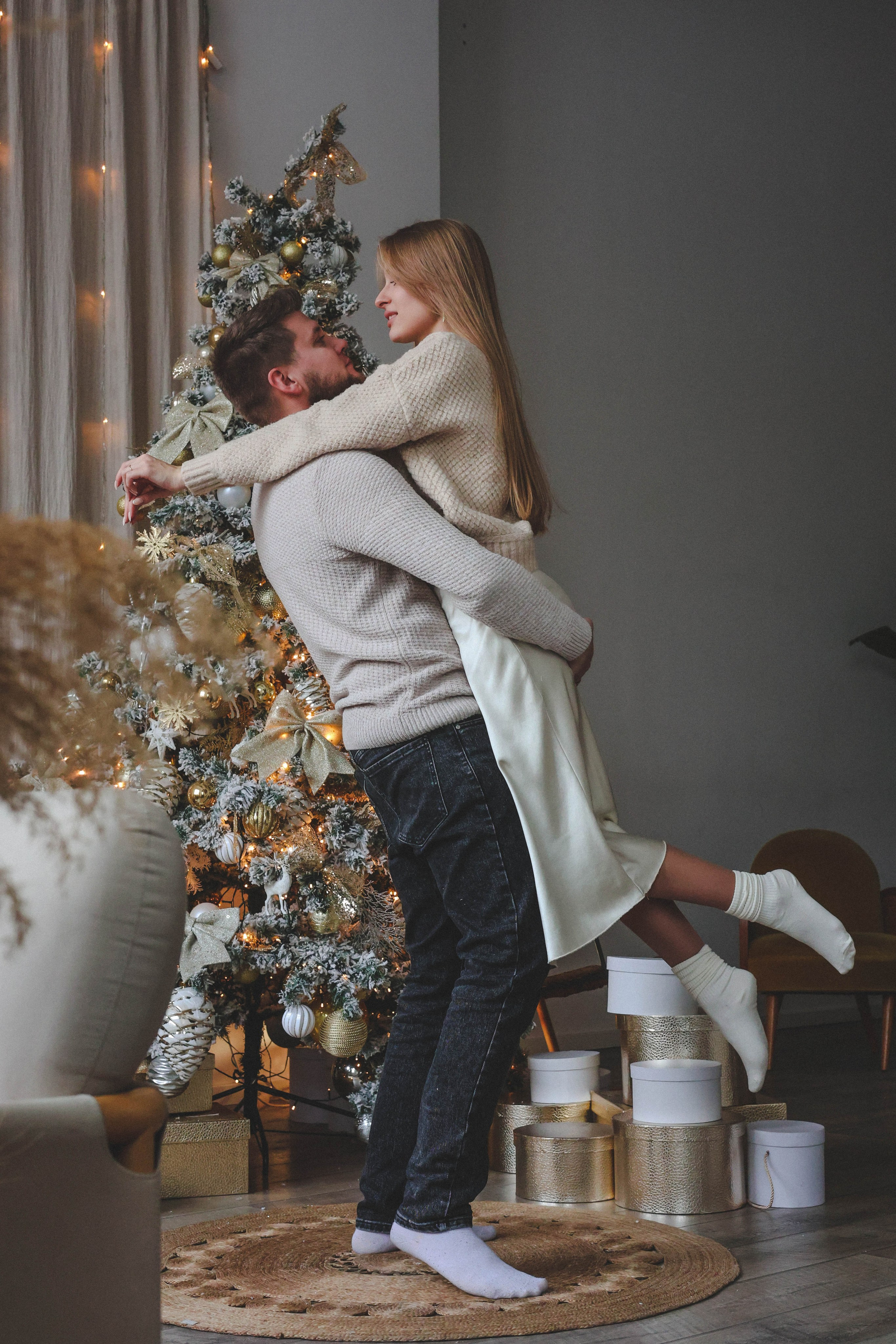 Новогодняя история «Кира и ее семья». Фотограф в Москве Анастасия Калинина